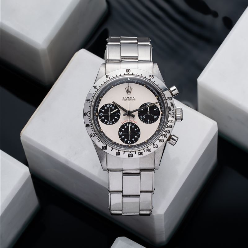 ROLEX - DAYTONA CRONOGRAFO A CARICA MANUALE IN ACCIAIO CON QUADRANTE 'PAUL NEWMAN'