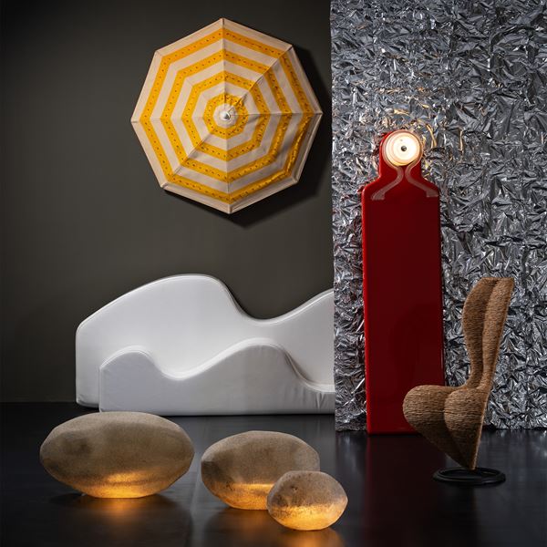 Piero Ranzani - PIERO RANZANI, APPENDIABITI A PARETE LUMINOSO 'CENTAURO'