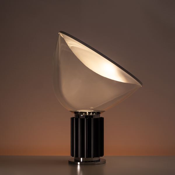 Achille e Pier Giacomo Castiglioni - ACHILLE E PIER GIACOMO CASTIGLIONI, LAMPADA DA TAVOLO 'TACCIA'