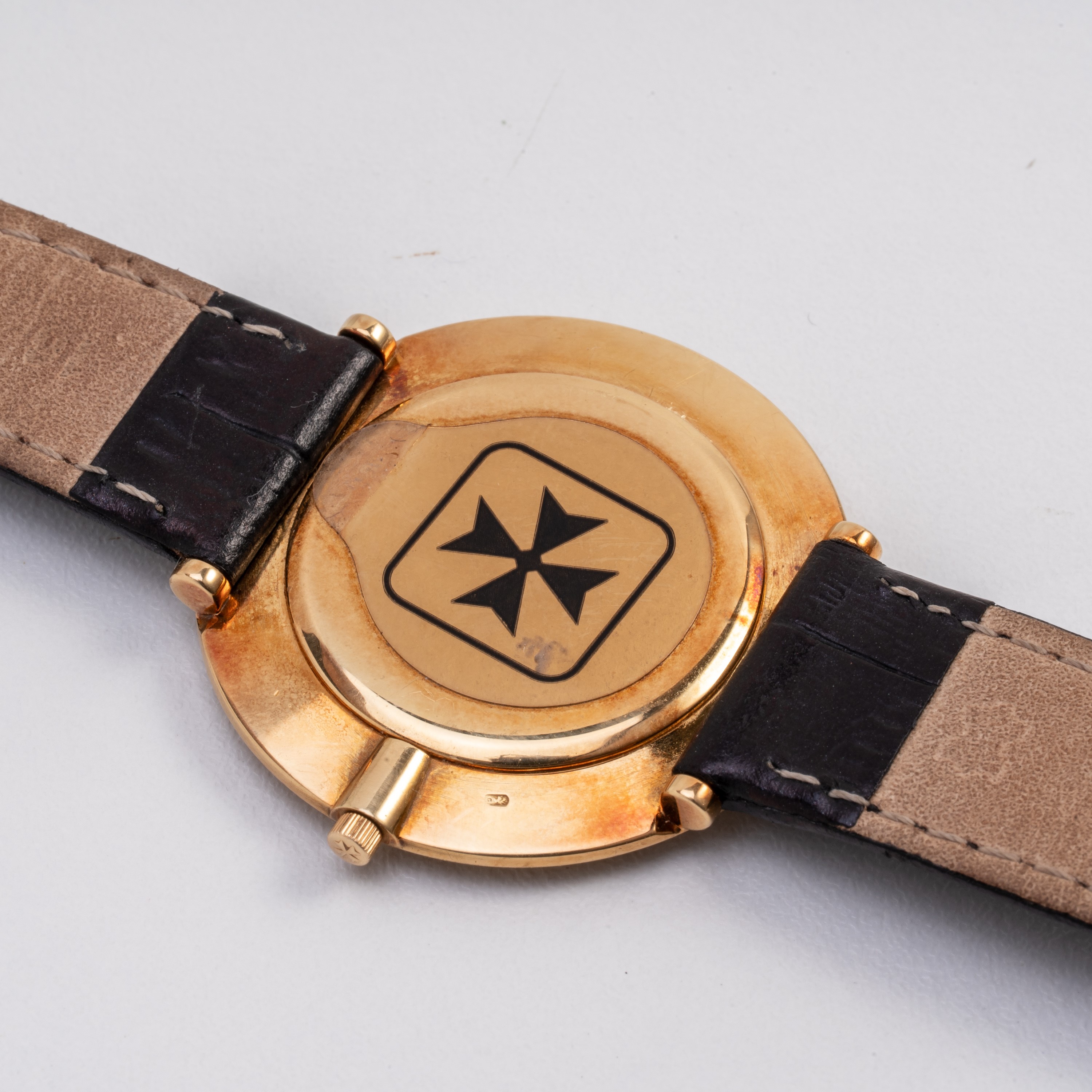 VACHERON CONSTANTIN - DISCO VOLANTE OROLOGIO SOLO TEMPO A CARICA MANUALE IN ORO GIALLO 18KT E QUA...