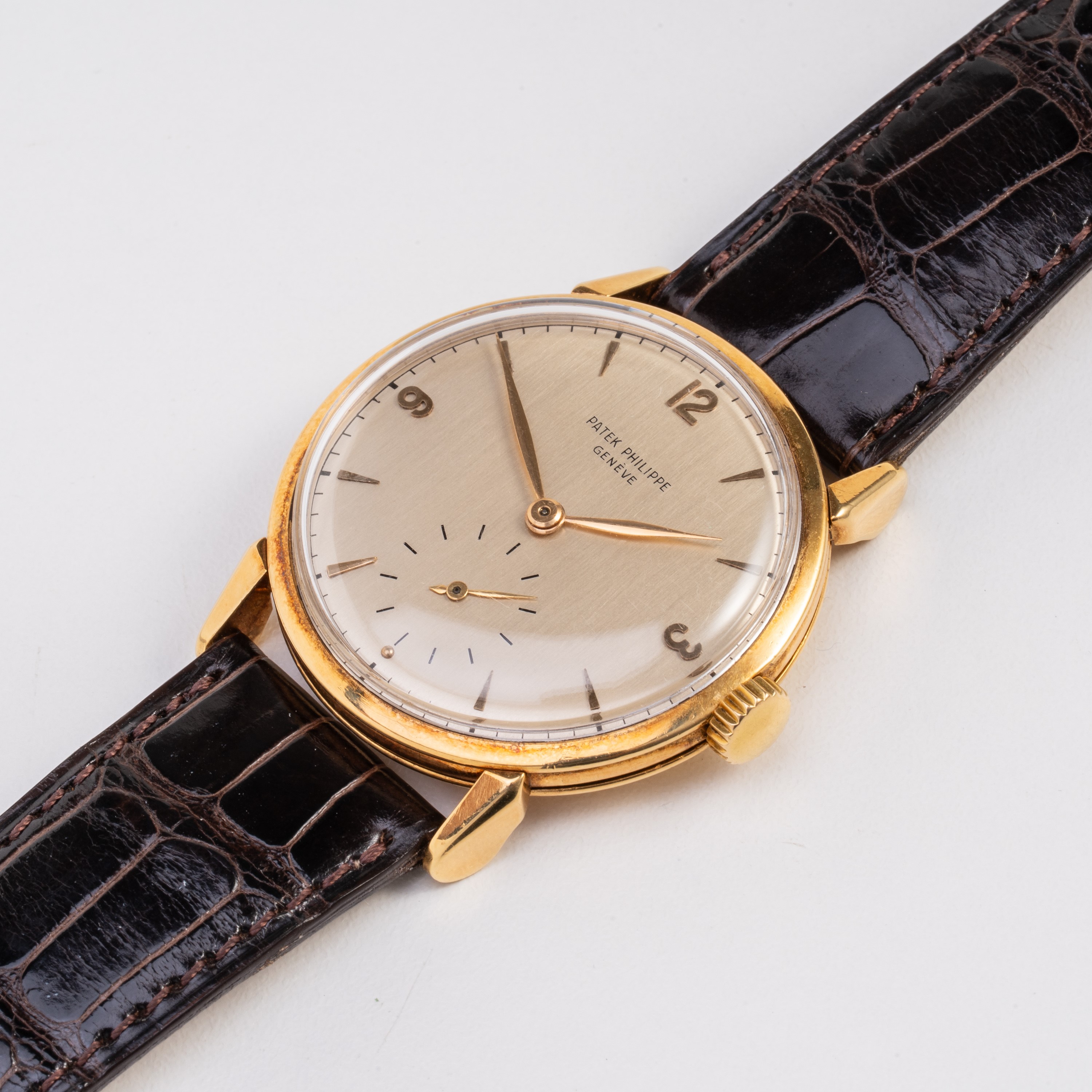 PATEK PHILIPPE - CALATRAVA OROLOGIO SOLO TEMPO A CARICA MANUALE IN ORO GIALLO 18KT CON QUADRANTE ...