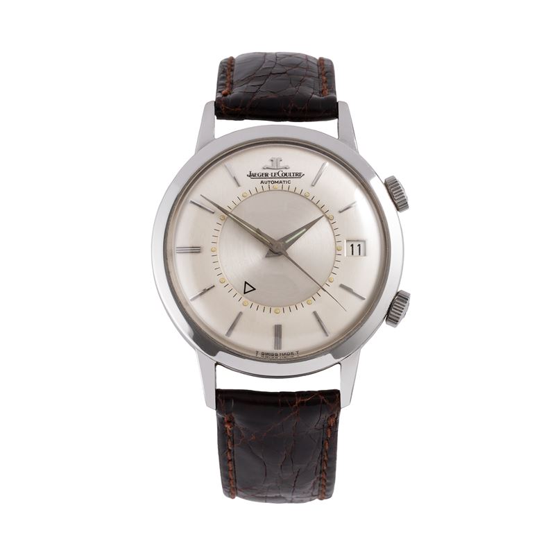 JAEGER LECOULTRE - MEMOVOX OROLOGIO SVEGLIARINO DA POLSO A CARICA MANUALE IN ACCIAIO CON QUADRANT...