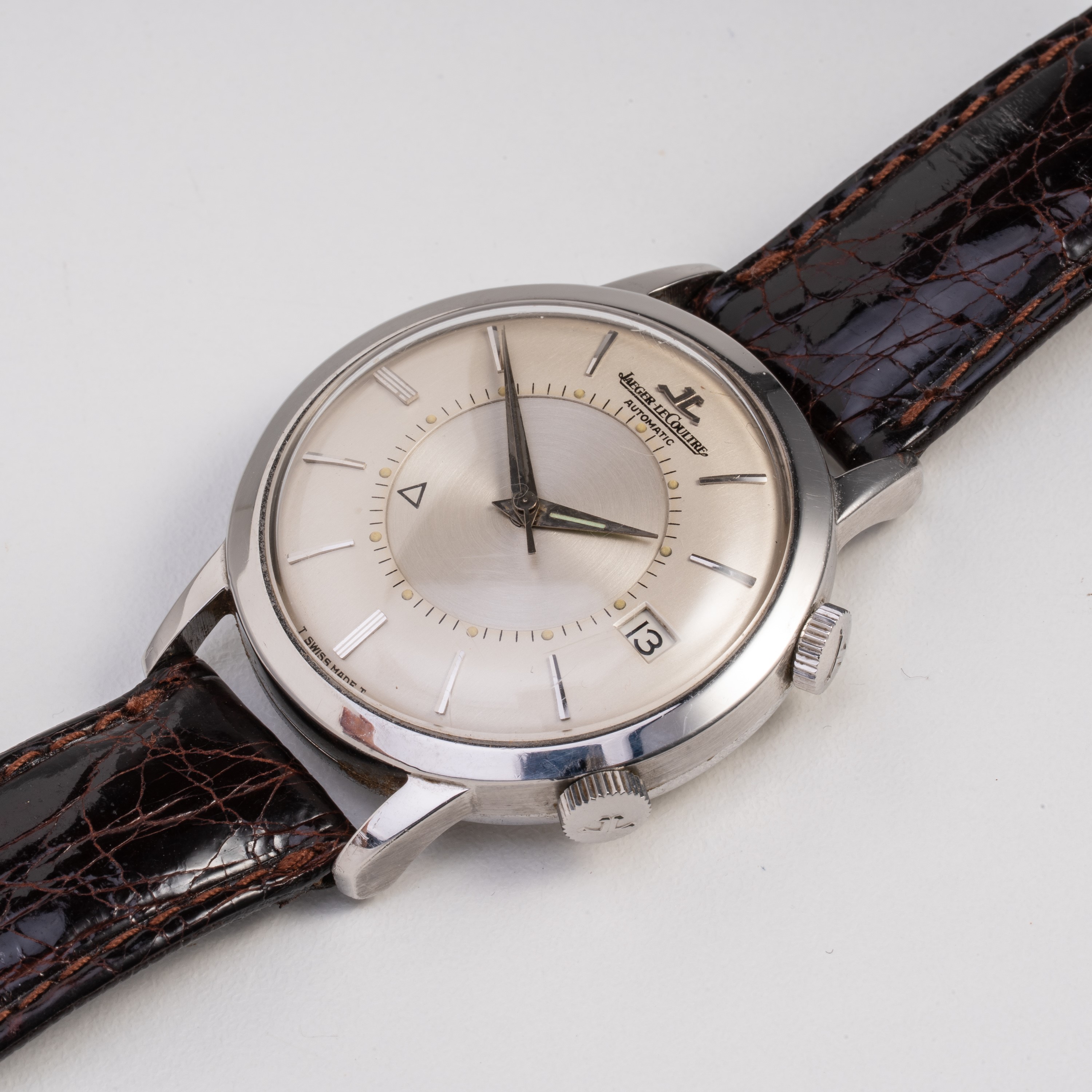 JAEGER LECOULTRE - MEMOVOX OROLOGIO SVEGLIARINO DA POLSO A CARICA MANUALE IN ACCIAIO CON QUADRANT...