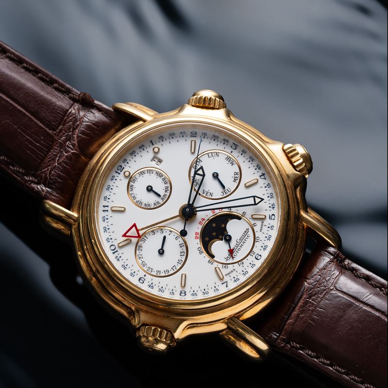 JAEGER LECOULTRE - CALENDRIER PERPETUEL GRAND REVEIL OROLOGIO CALENDARIO PERPETUO IN ORO GIALLO 1...
