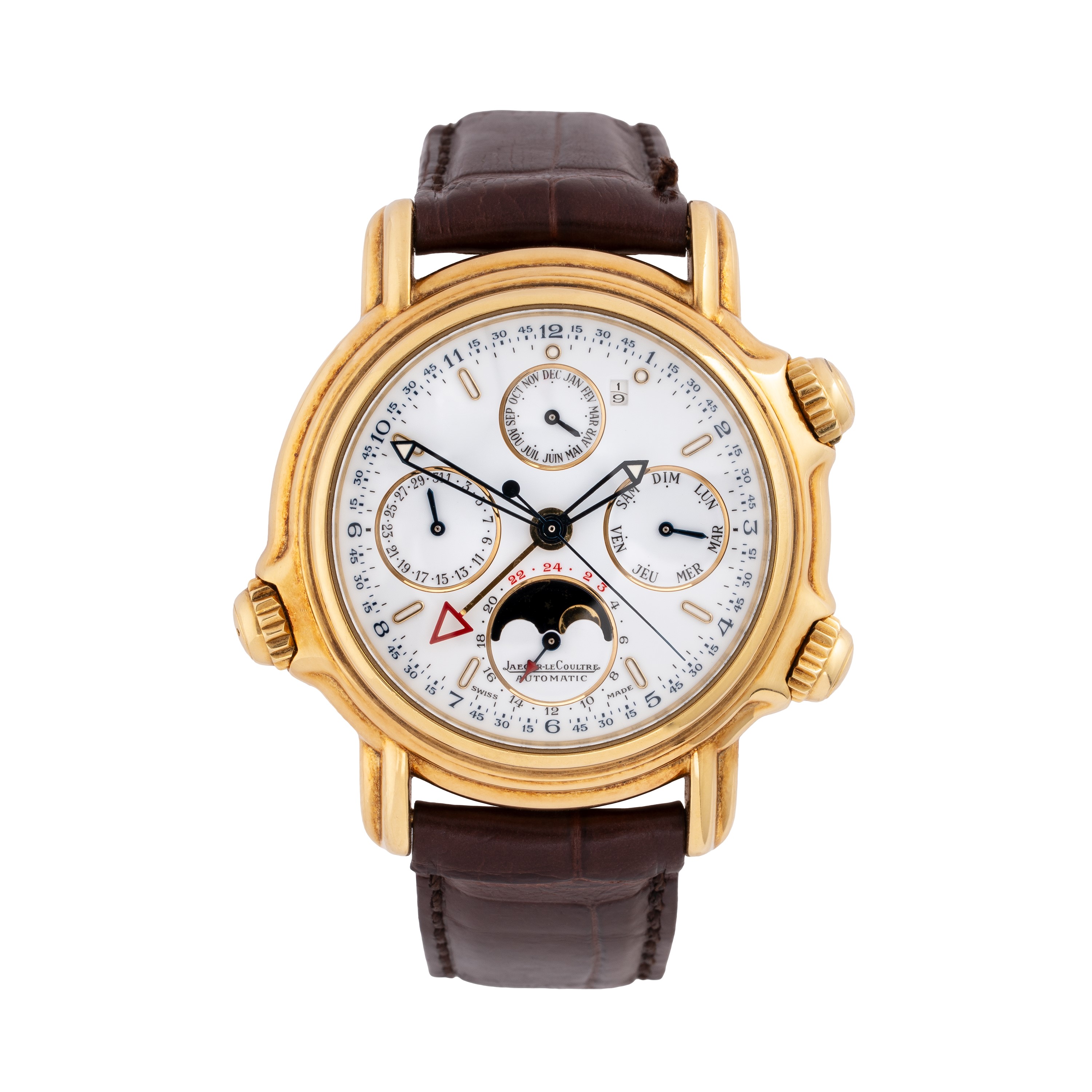 JAEGER LECOULTRE - CALENDRIER PERPETUEL GRAND REVEIL OROLOGIO CALENDARIO PERPETUO IN ORO GIALLO 1...