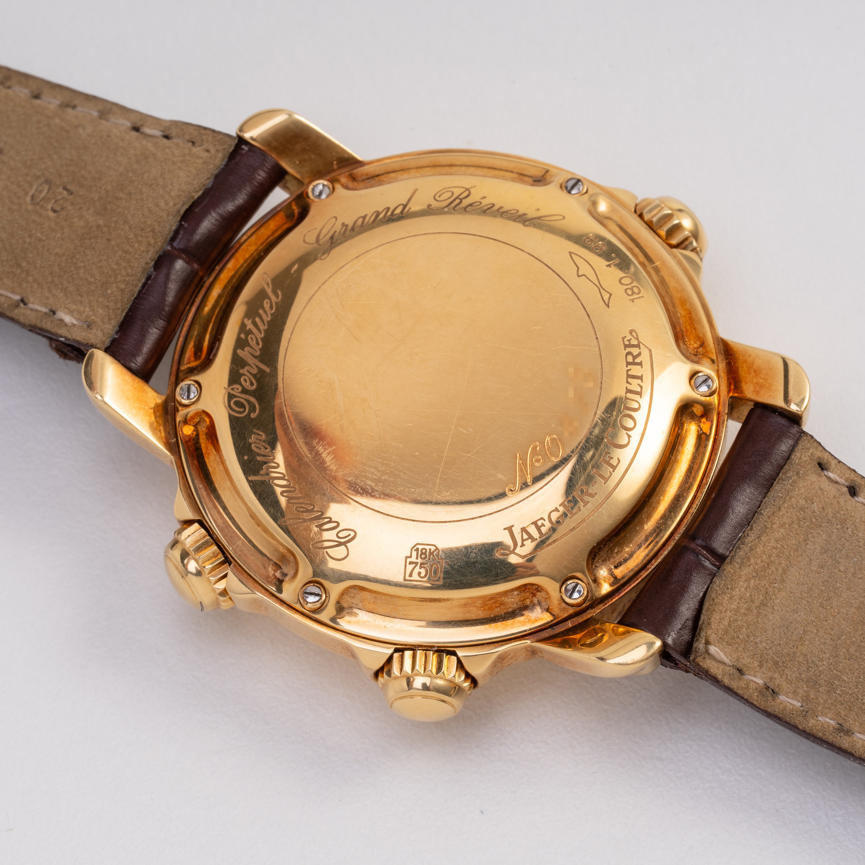 JAEGER LECOULTRE - CALENDRIER PERPETUEL GRAND REVEIL OROLOGIO CALENDARIO PERPETUO IN ORO GIALLO 1...