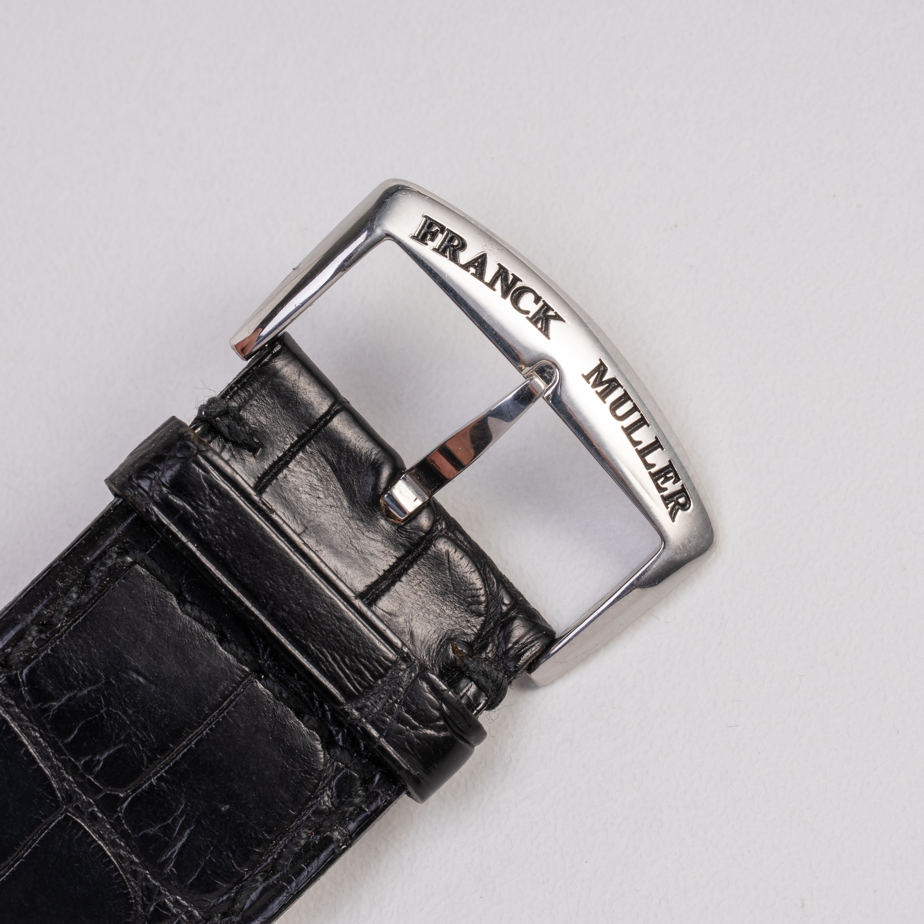 FRANCK MULLER - LONG ISLAND MERIDIANO OROLOGIO SOLO TEMPO A CARICA AUTOMATICA IN ACCIAIO CON QUAD...