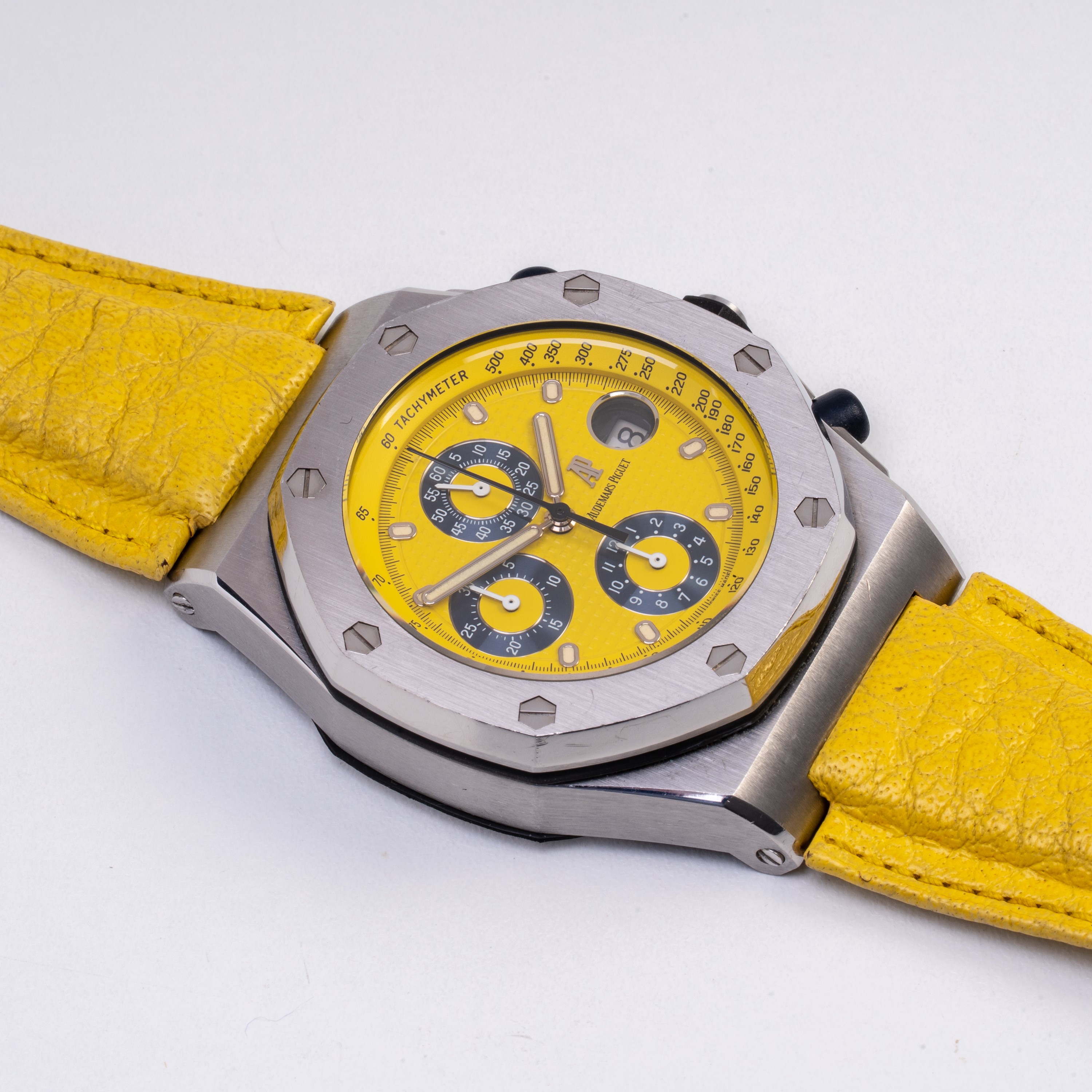 AUDEMARS PIGUET - ROYAL OAK OFFSHORE CRONOGRAFO A CARICA AUTOMATICA IN ACCIAIO CON QUADRANTE TAPI...