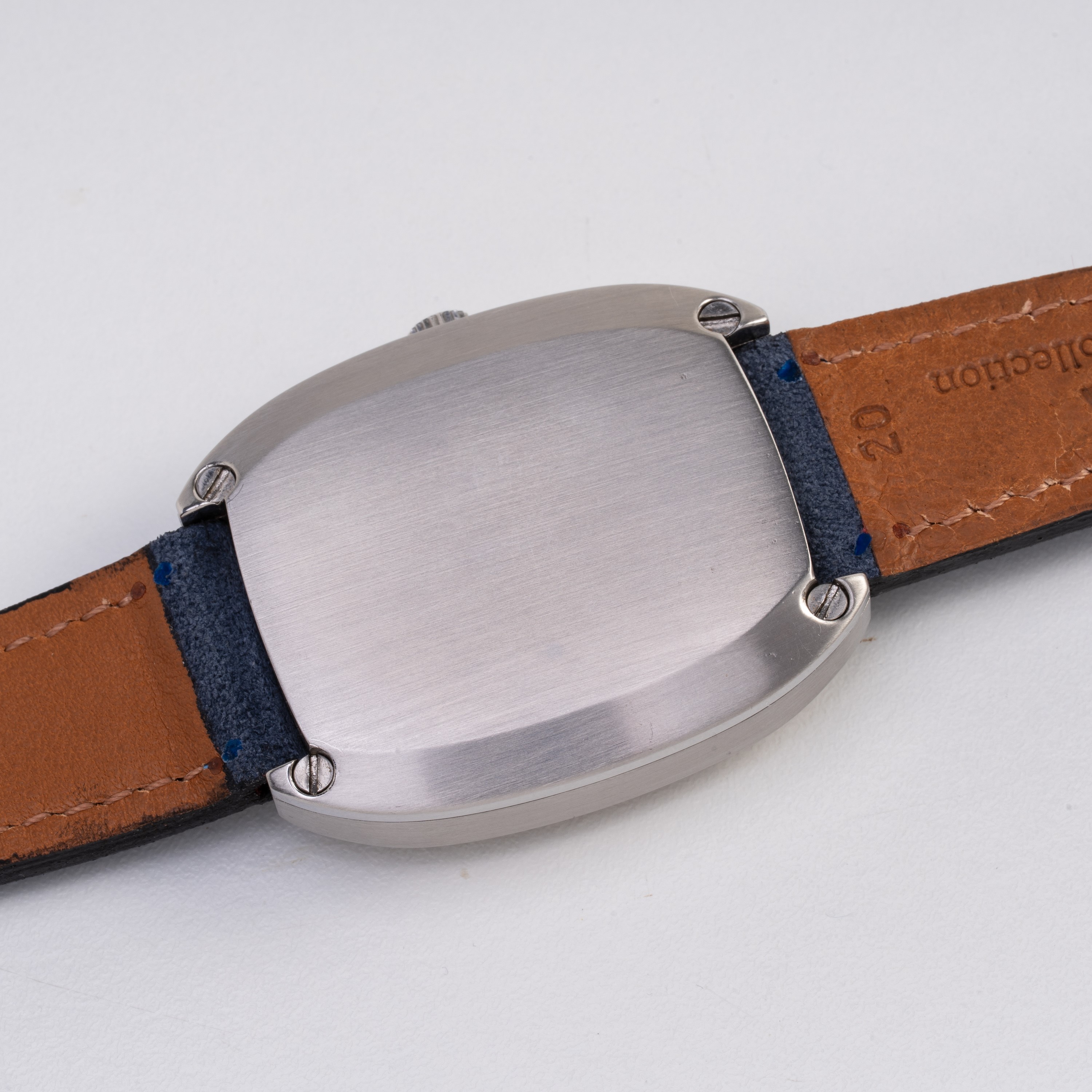 IWC - BETA 21 OROLOGIO SOLO TEMPO AL QUARZO CON QUADRANTE BITONALE GRIGIO E DATARIO AD ORE TRE