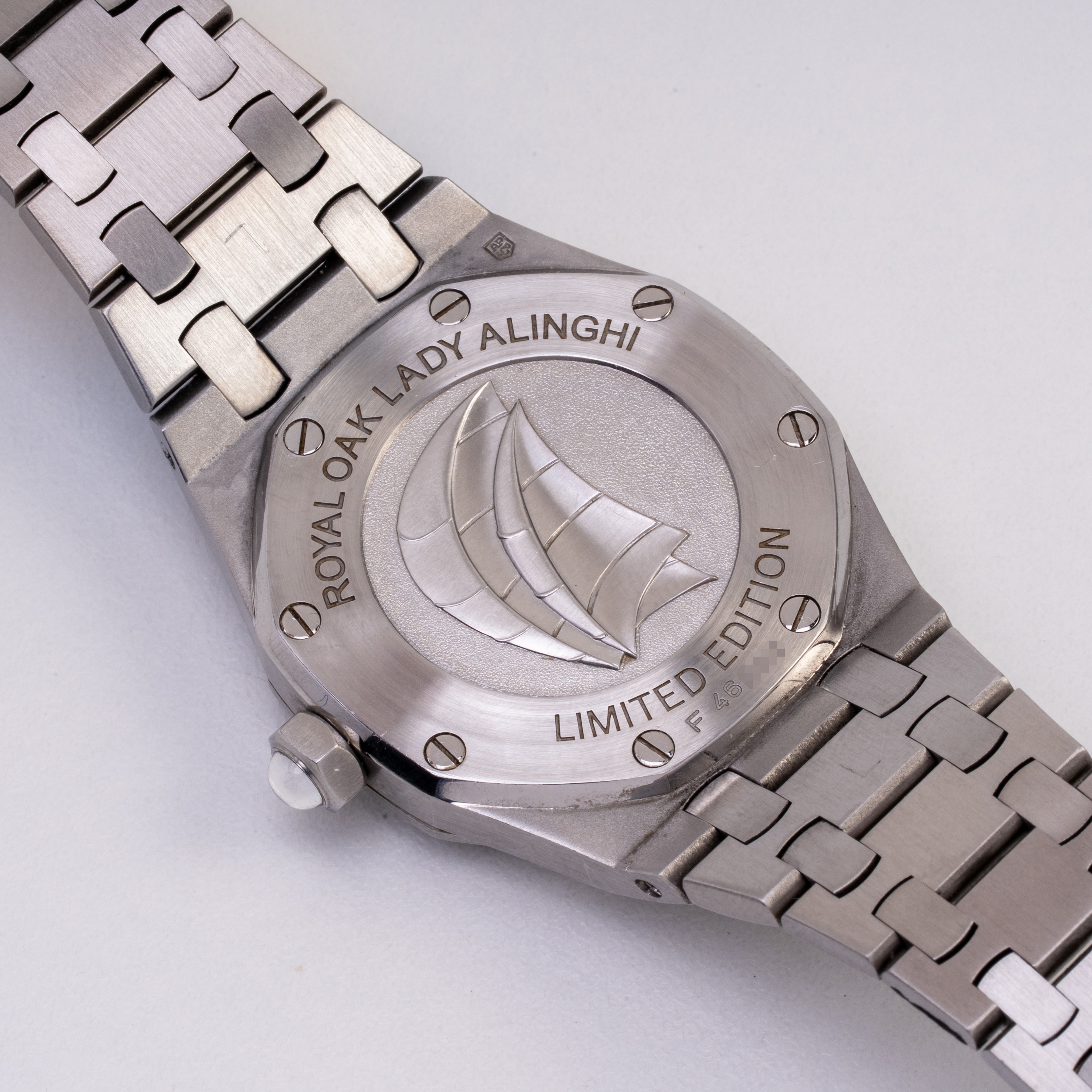 AUDEMARS PIGUET - ROYAL OAK ALINGHI LADY OROLOGIO SOLO TEMPO A CARICA AUTOMATICA IN ACCIAIO CON Q...