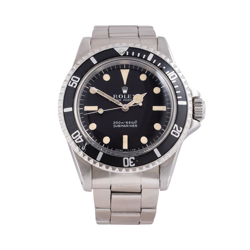 ROLEX - SUBMARINER OROLOGIO SOLO TEMPO A CARICA AUTOMATICA IN ACCIAIO CON QUADRANTE NERO 'METER F...