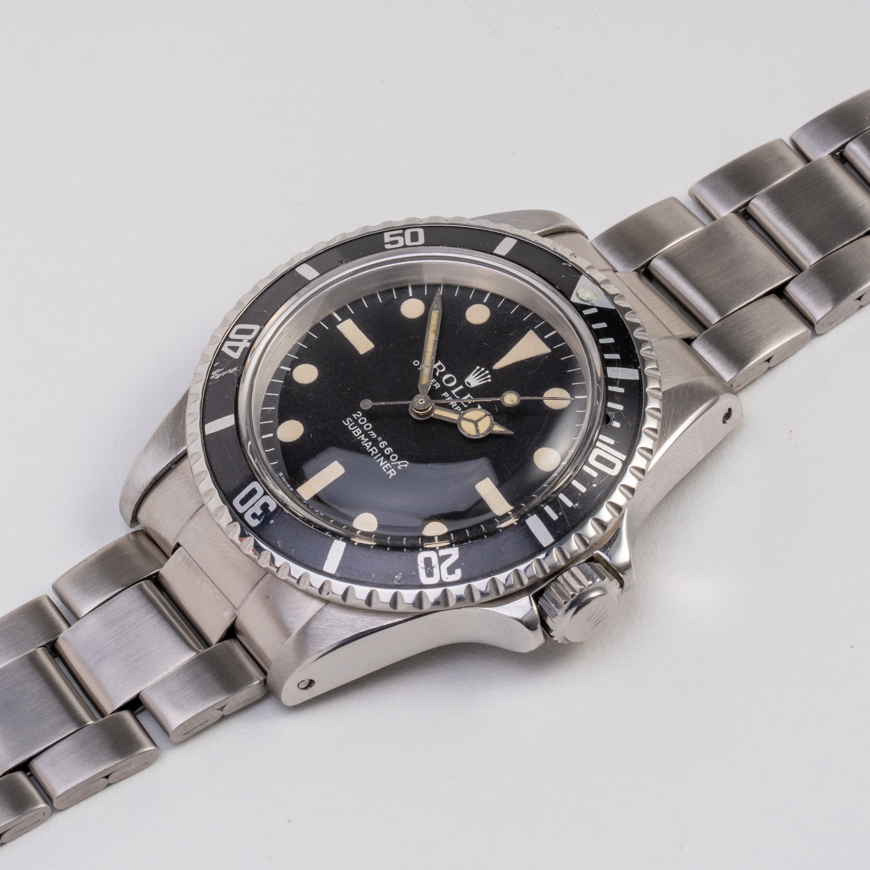 ROLEX - SUBMARINER OROLOGIO SOLO TEMPO A CARICA AUTOMATICA IN ACCIAIO CON QUADRANTE NERO 'METER F...