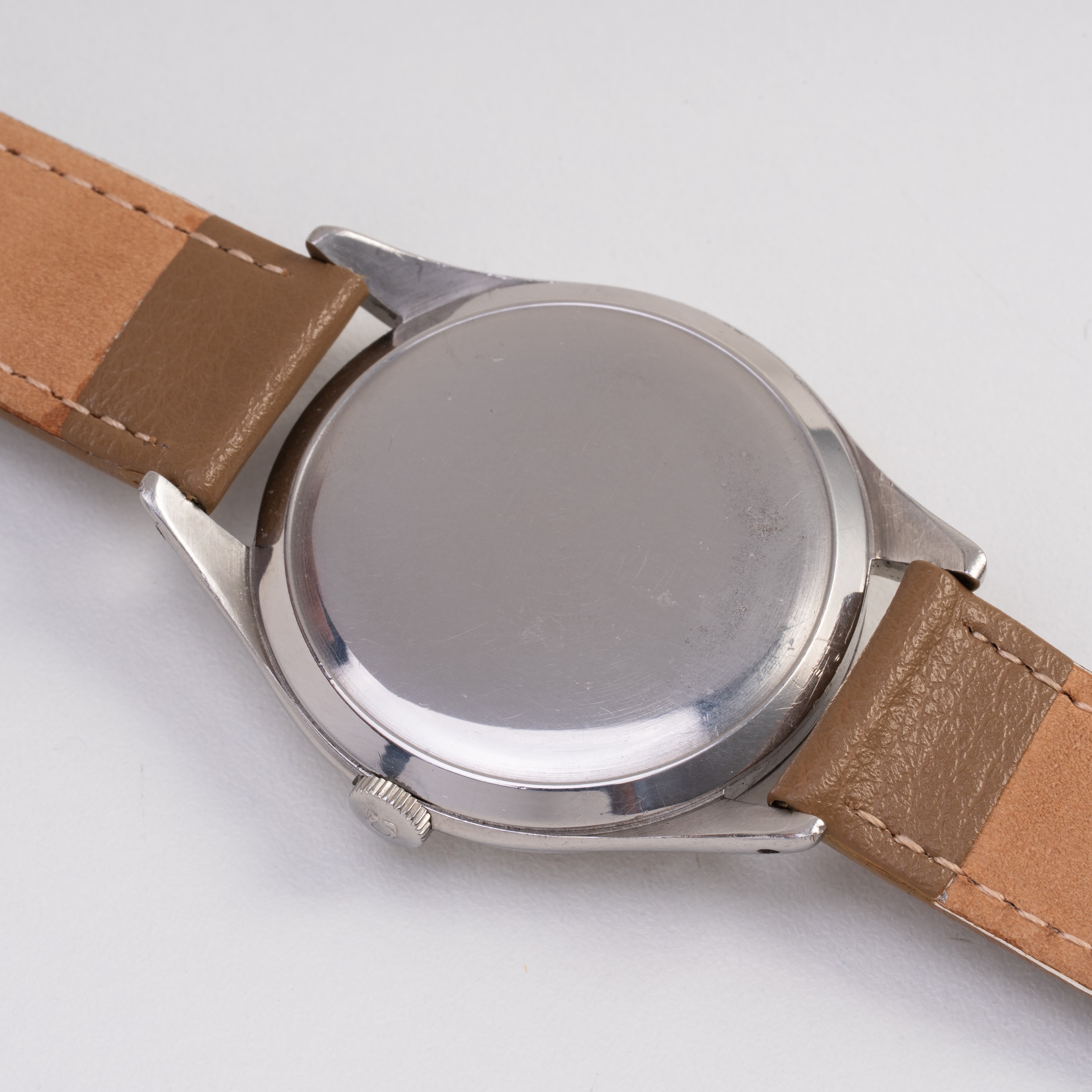 OMEGA - CALATRAVA OVERSIZE OROLOGIO SOLO TEMPO A CARICA MANUALE IN ACCIAIO CON QUADRANTE BIANCO '...