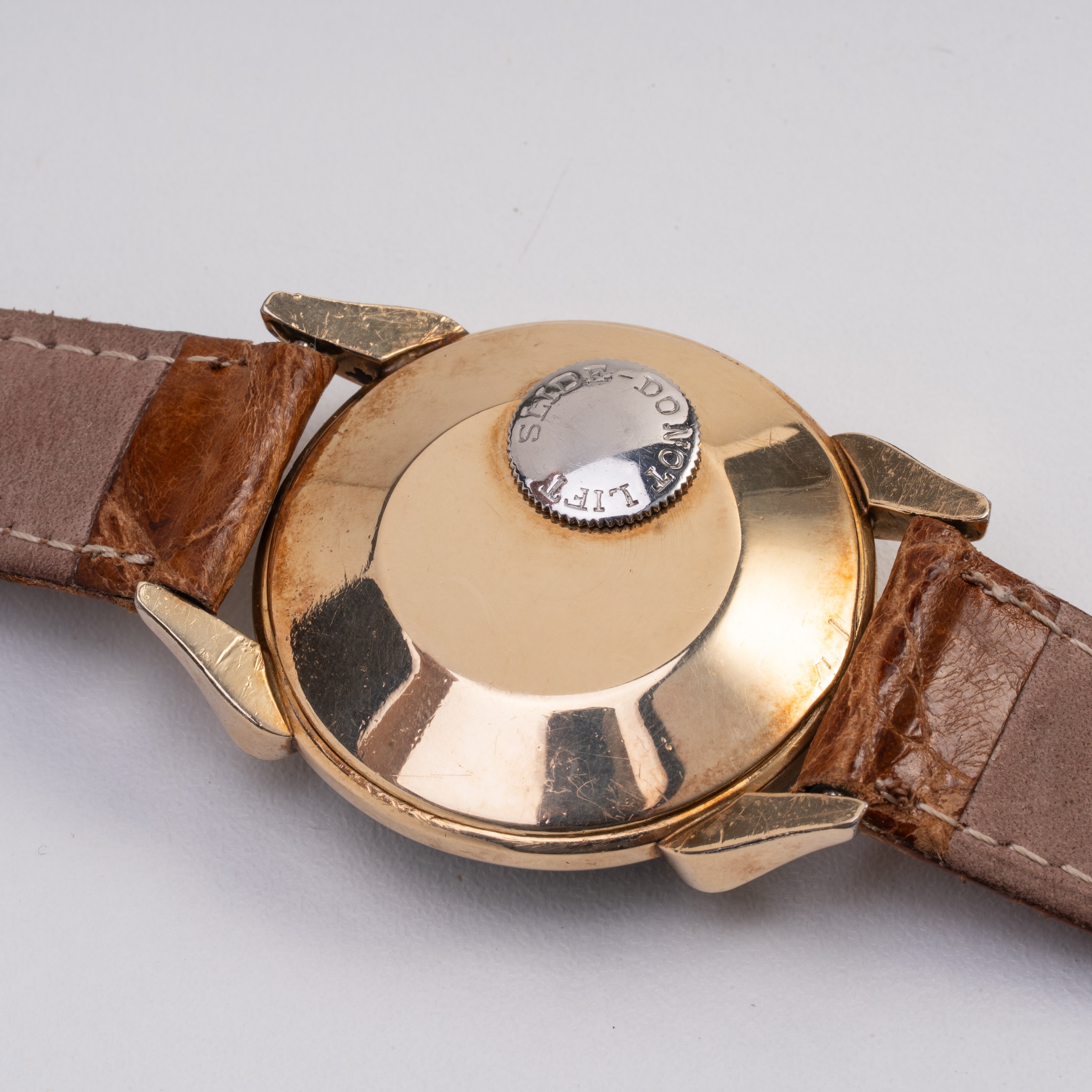 LECOULTRE - FUTUREMATIC OROLOGIO SOLO TEMPO A CARICA AUTOMATICA CON CASSA PLACCATA IN ORO ROSA 10...