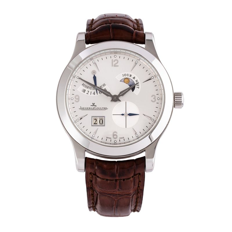 JAEGER LECOULTRE - MASTER CONTROL 8 DAYS OROLOGIO SOLO TEMPO A CARICA MANUALE IN ACCIAIO CON RISE...