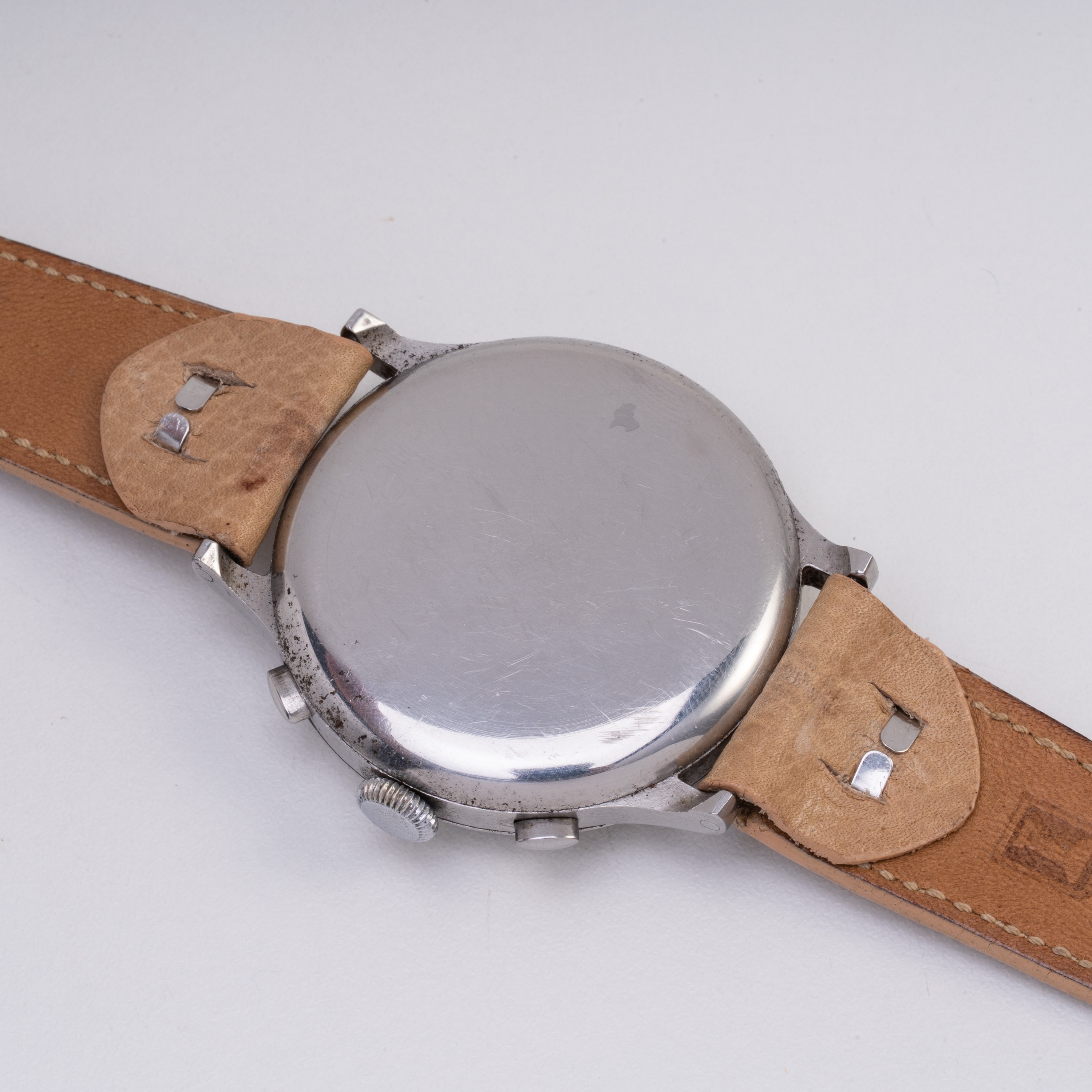EBERHARD - PRE EXTRAFORT CRONOGRAFO A CARICA MANUALE IN ACCIAIO CON QUADRANTE BITONALE SPECCHIATO...
