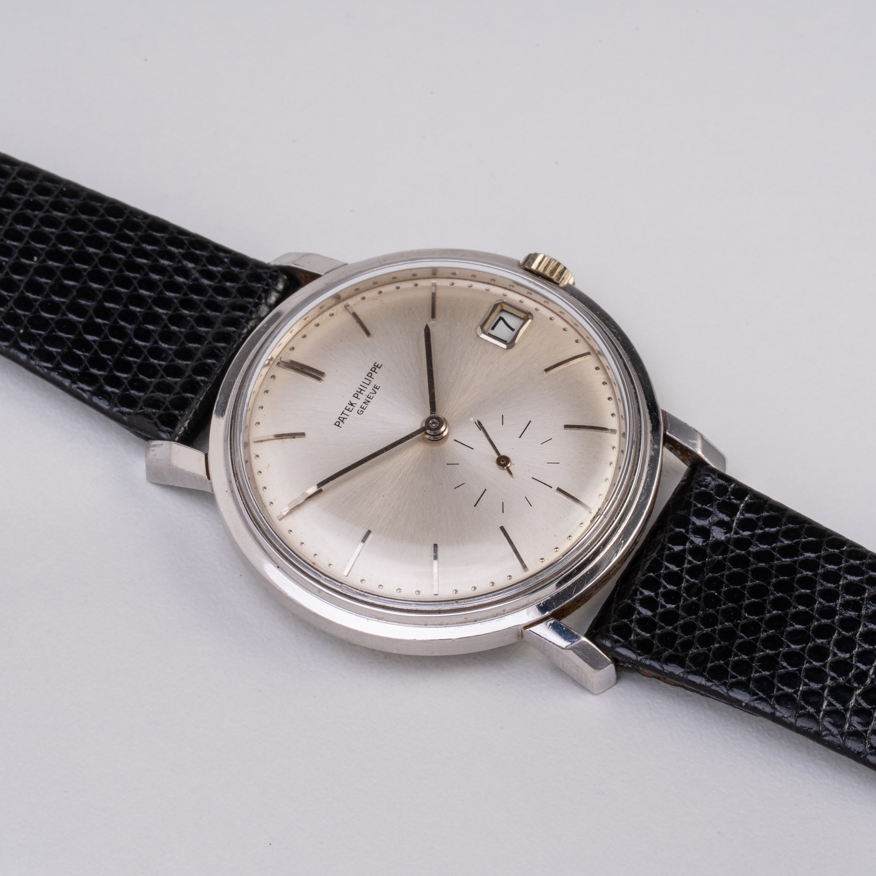 PATEK PHILIPPE - CALATRAVA OROLOGIO SOLO TEMPO A CARICA AUTOMATICA IN ORO BIANCO 18KT CON QUADRAN...