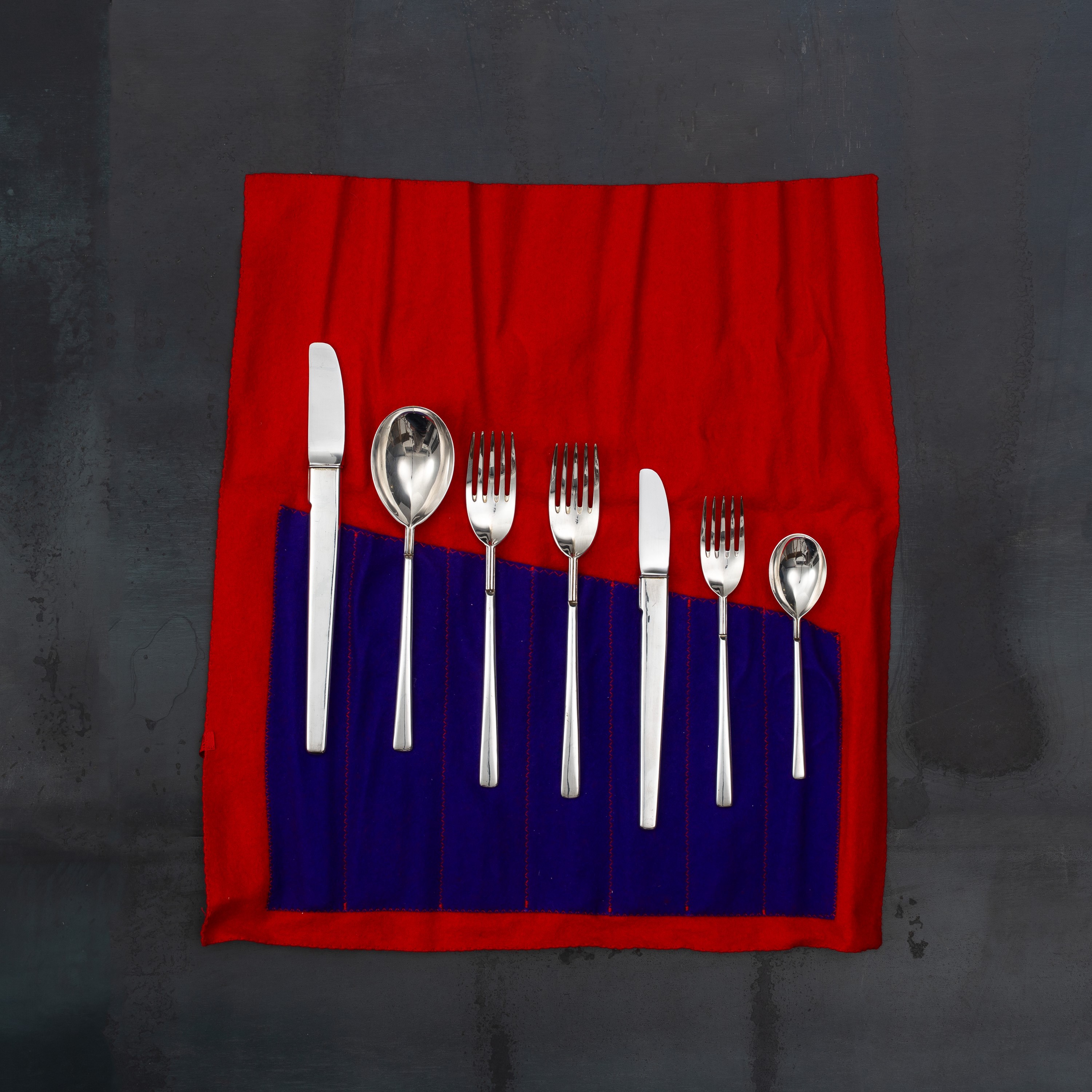 CARLO SCARPA PER CLETO MUNARI, SERVIZIO DA OTTO COPERTI