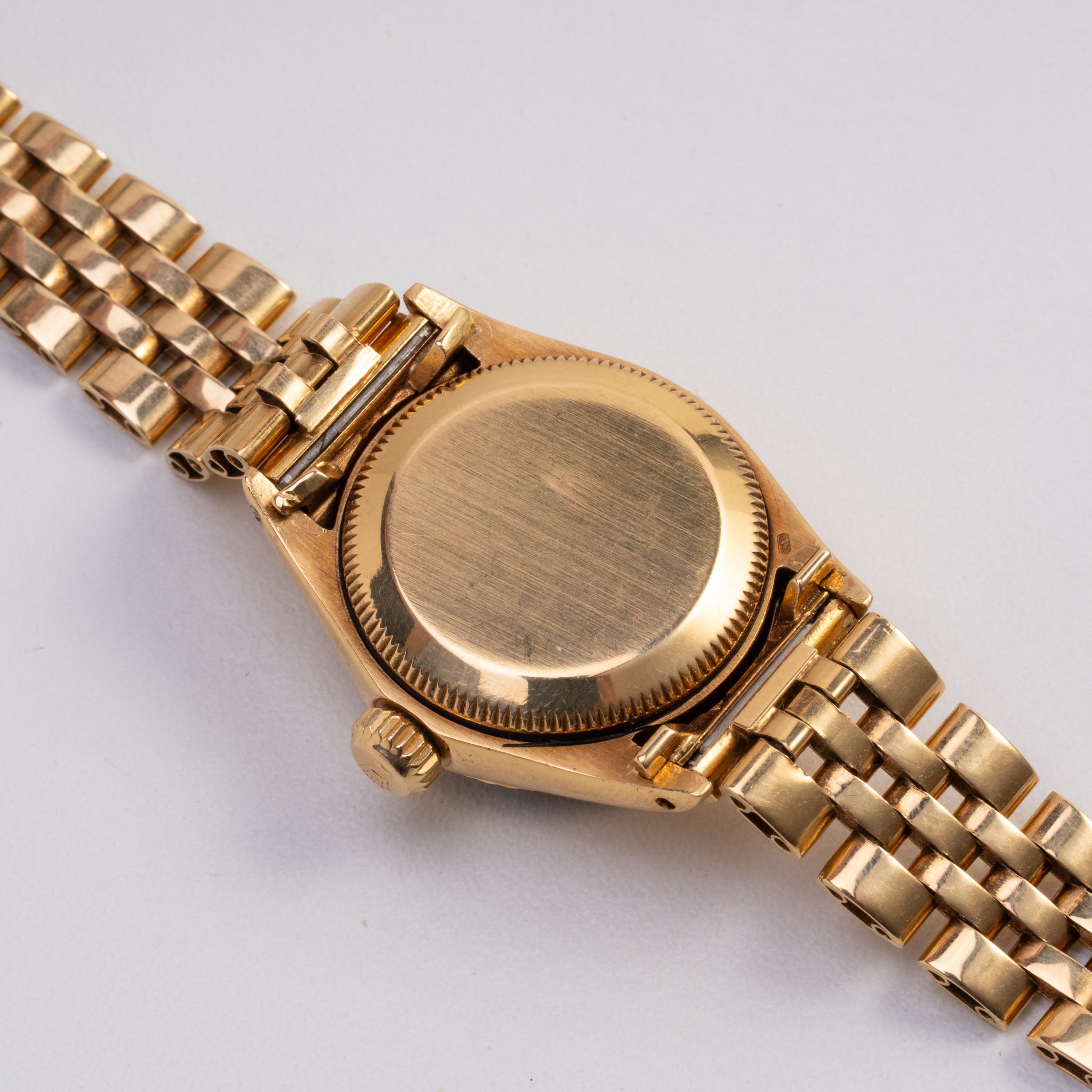 ROLEX - DATEJUST OROLOGIO SOLO TEMPO A CARICA AUTOMATICA IN ORO GIALLO 18KT CON QUADRANTE IN RADI...