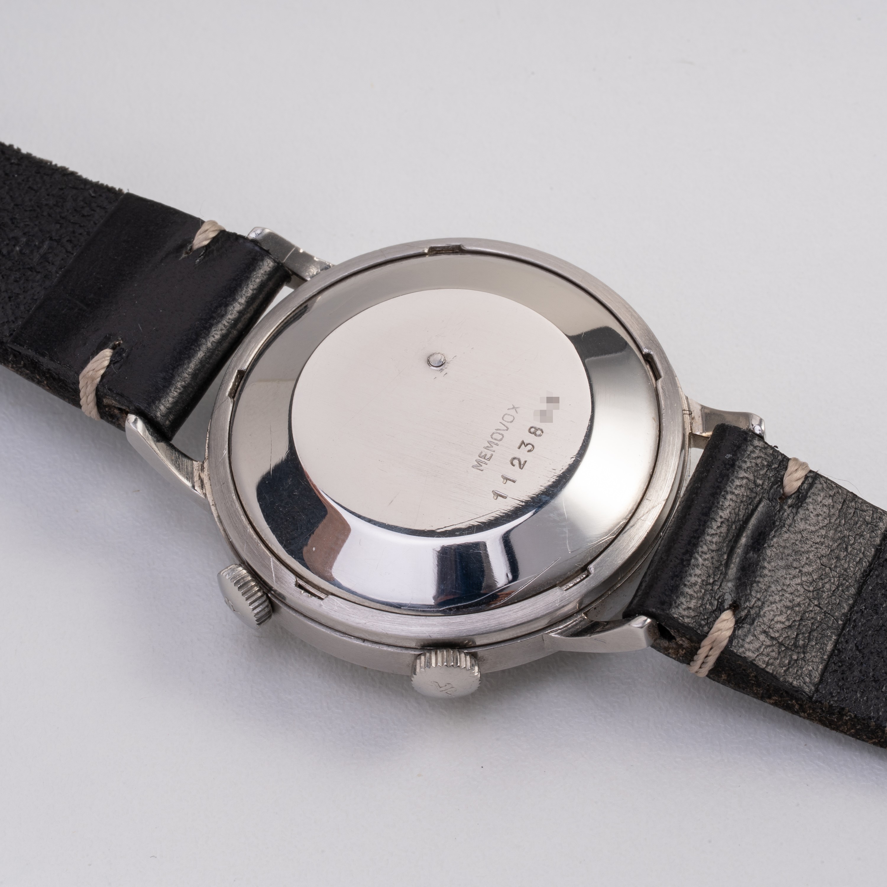 JAEGER LECOULTRE - MEMOVOX SVEGLIARINO A CARICA AUTOMATICA IN ACCIAIO CON QUADRANTE NERO GILT