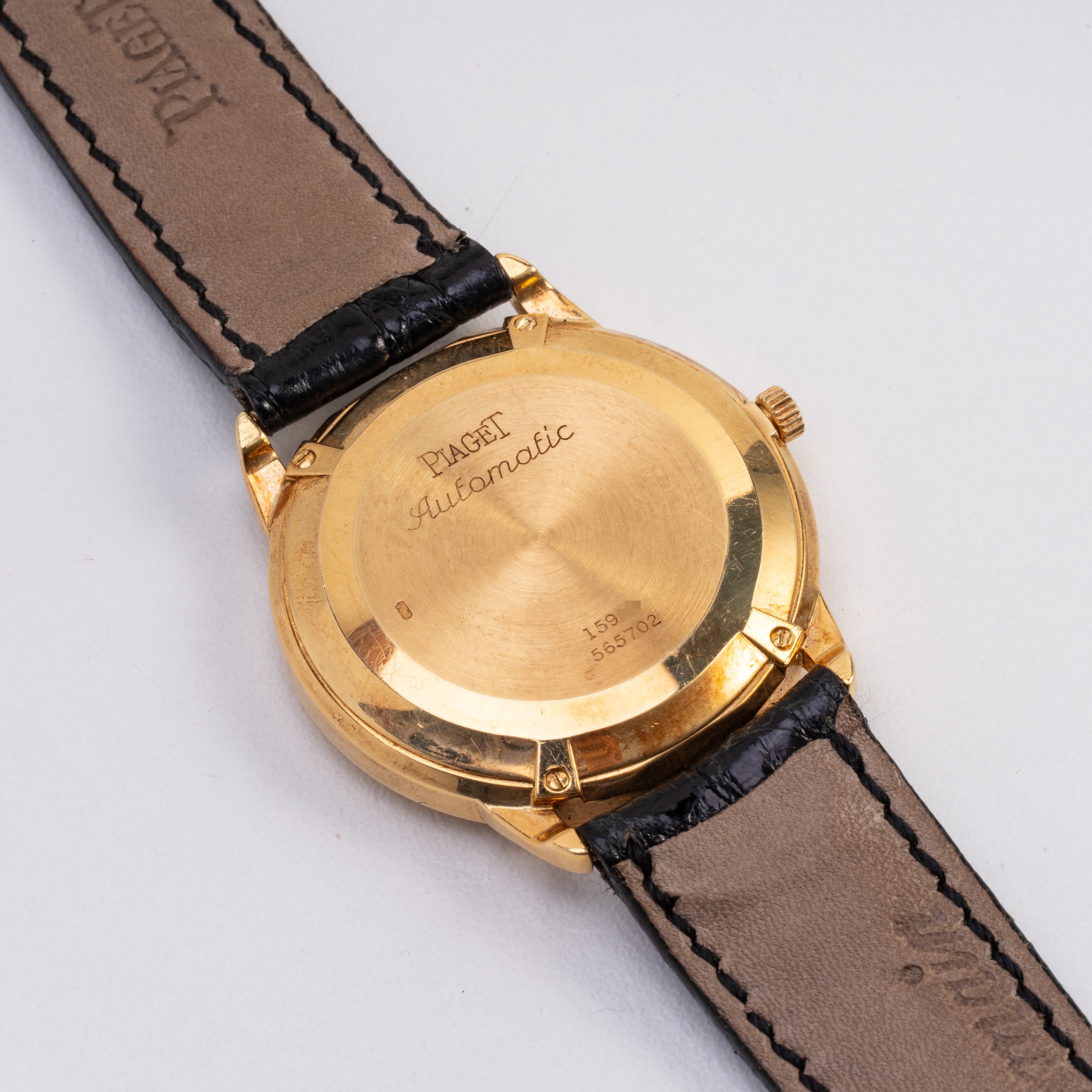 PIAGET - TRIPLE CALENDAR TRIPLO CALENDARIO A CARICA AUTOMATICA IN ORO GIALLO 18KT CON QUADRANTE B...
