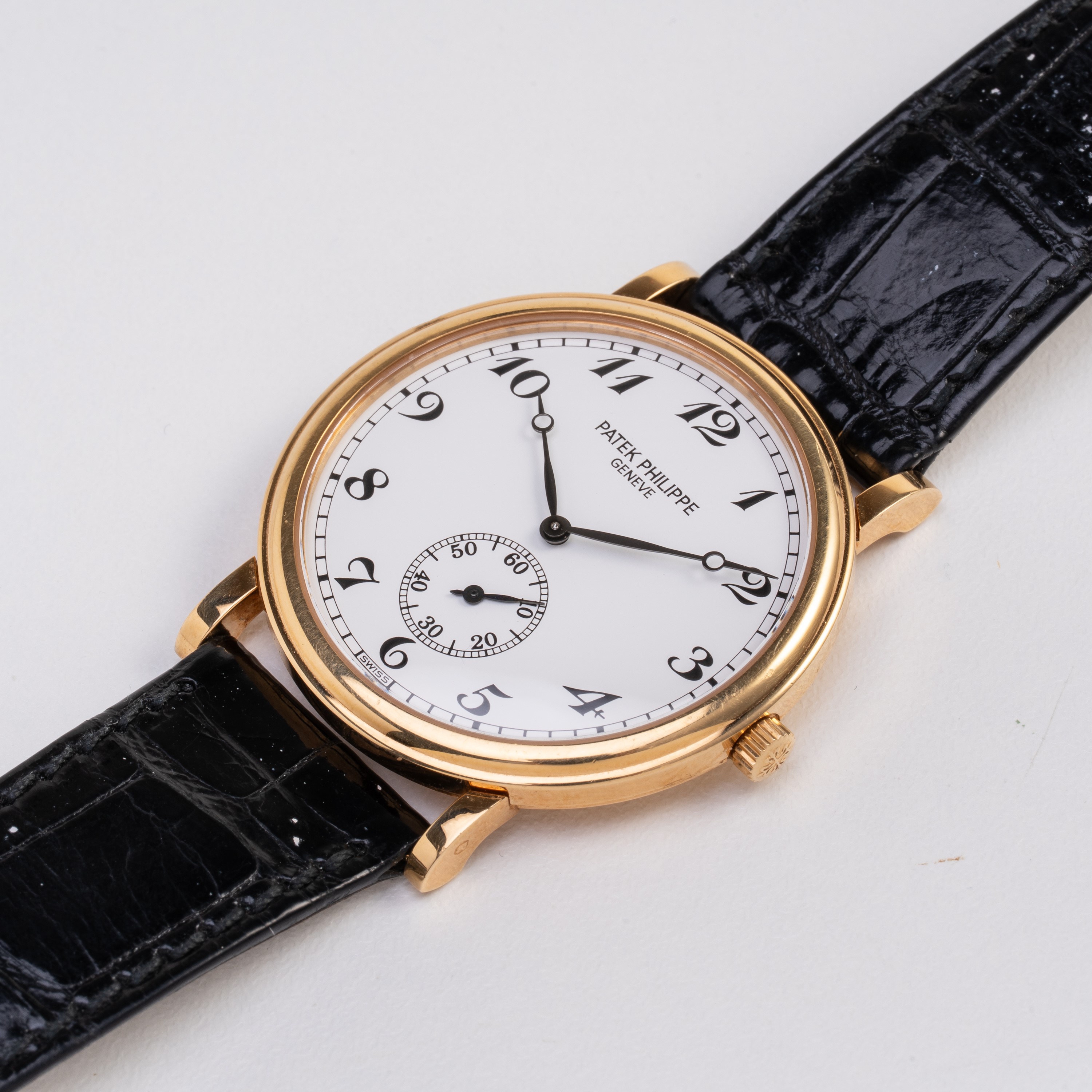 PATEK PHILIPPE - CALATRAVA OROLOGIO SOLO TEMPO A CARICA AUTOMATICA IN ORO GIALLO 18KT CON CASSA A...