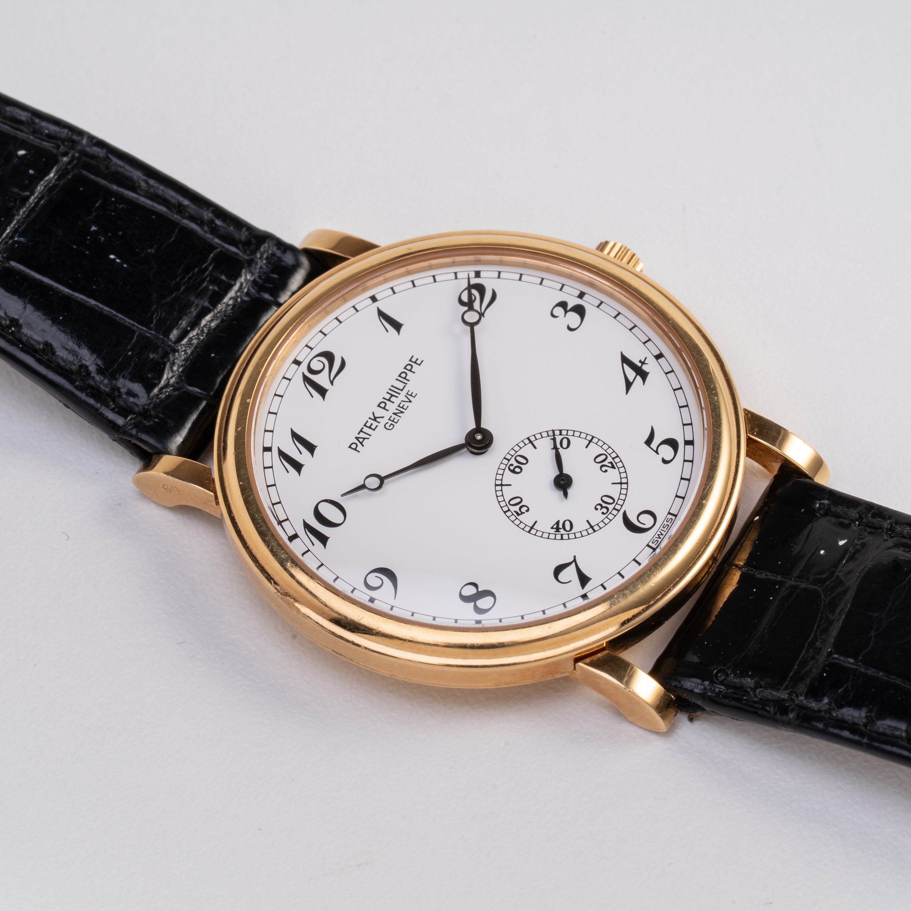 PATEK PHILIPPE - CALATRAVA OROLOGIO SOLO TEMPO A CARICA AUTOMATICA IN ORO GIALLO 18KT CON CASSA A...