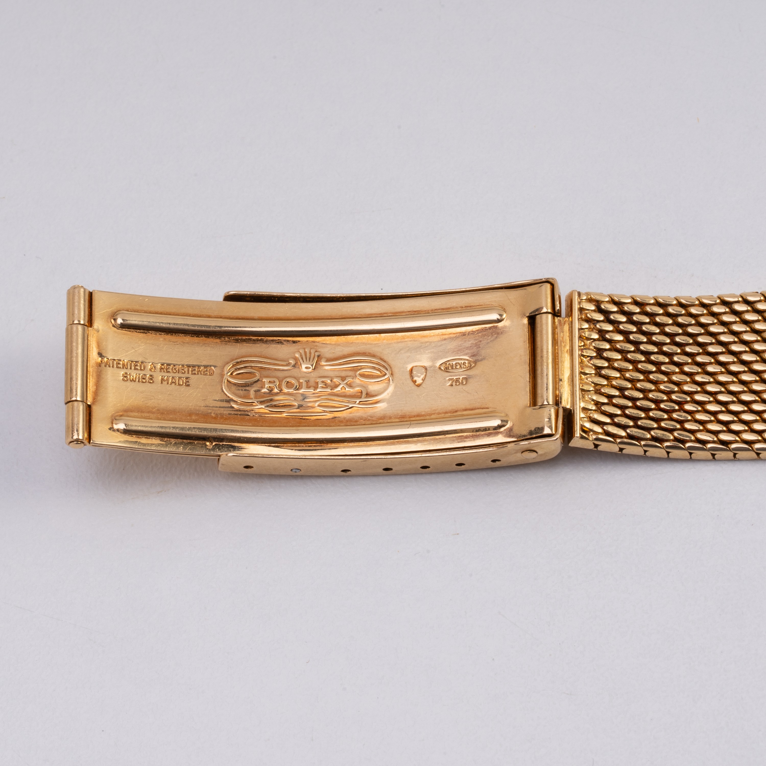 ROLEX - OYSTER PERPETUAL OROLOGIO SOLO TEMPO A CARICA AUTOMATICA IN ORO GIALLO 18KT CON BRACCIALE...
