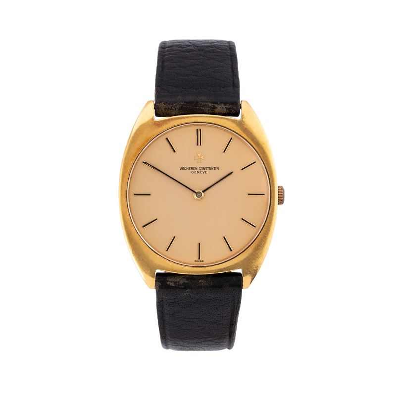 VACHERON CONSTANTIN OROLOGIO SOLO TEMPO A CARICA MANUALE IN ORO GIALLO 18KT CON QUADRANTE CHAMPAG...