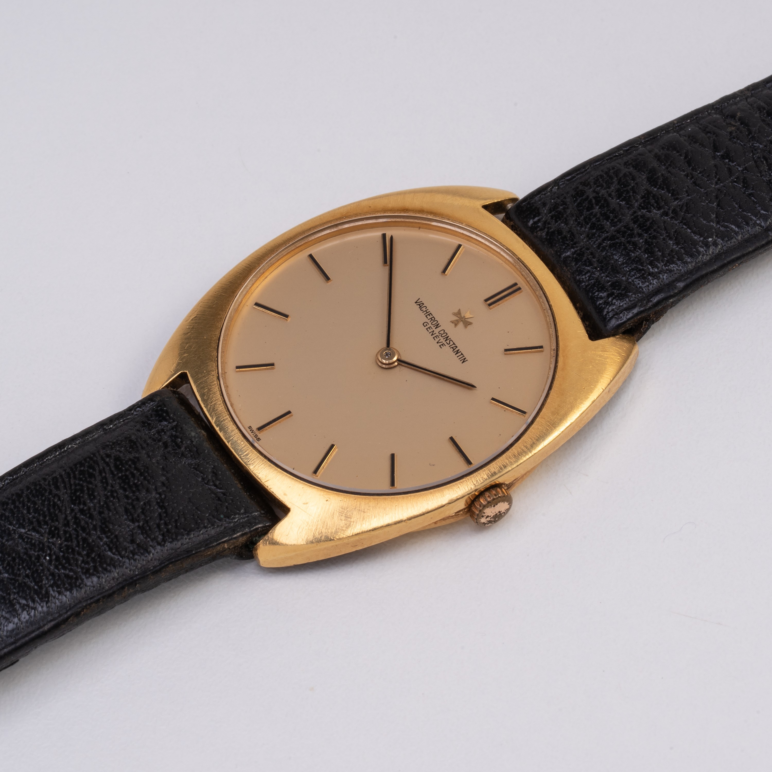 VACHERON CONSTANTIN OROLOGIO SOLO TEMPO A CARICA MANUALE IN ORO GIALLO 18KT CON QUADRANTE CHAMPAG...