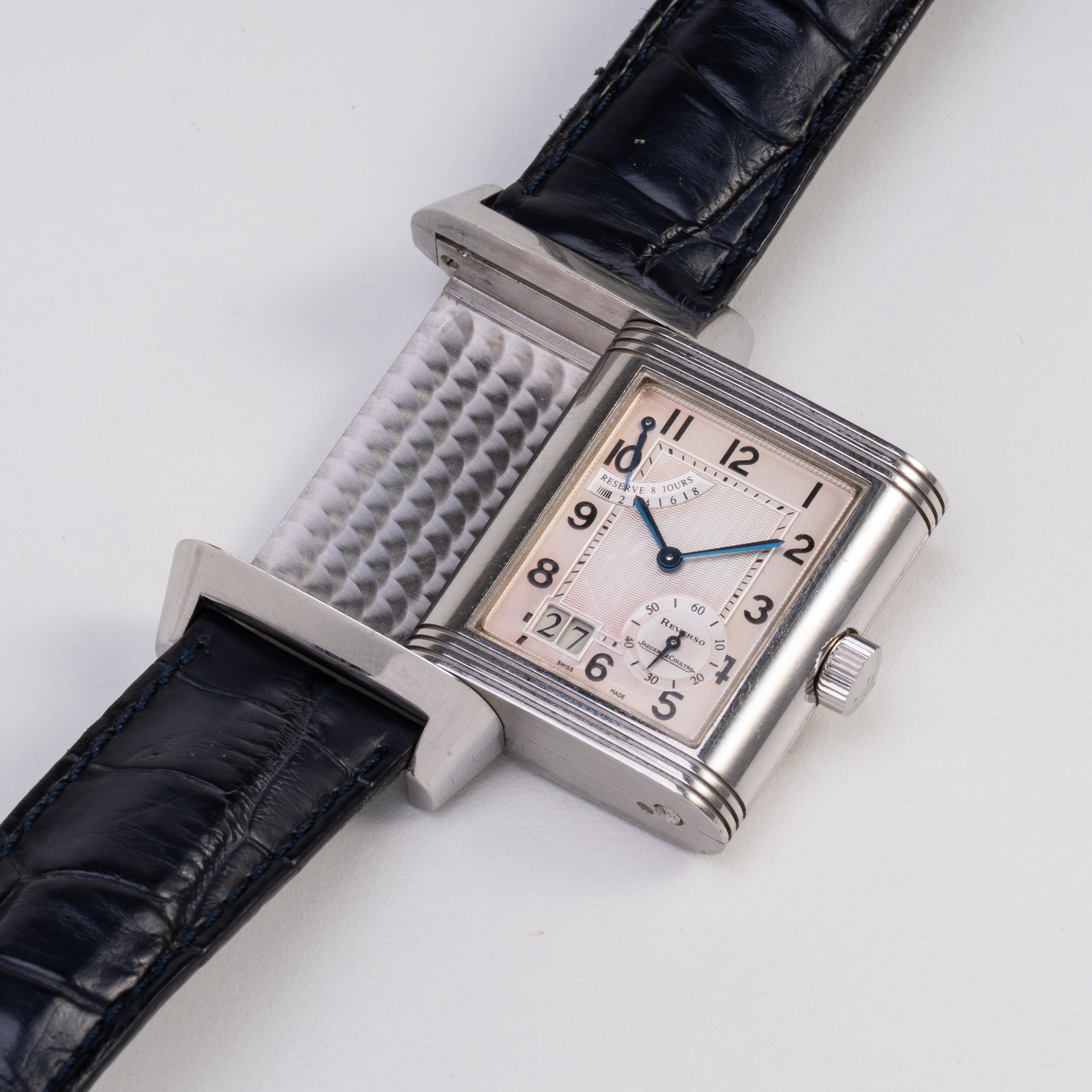 JAEGER LECOULTRE - REVERSO POWER RESERVE OROLOGIO SOLO TEMPO CON RISERVA DI CARICA A CARICA MANUA...