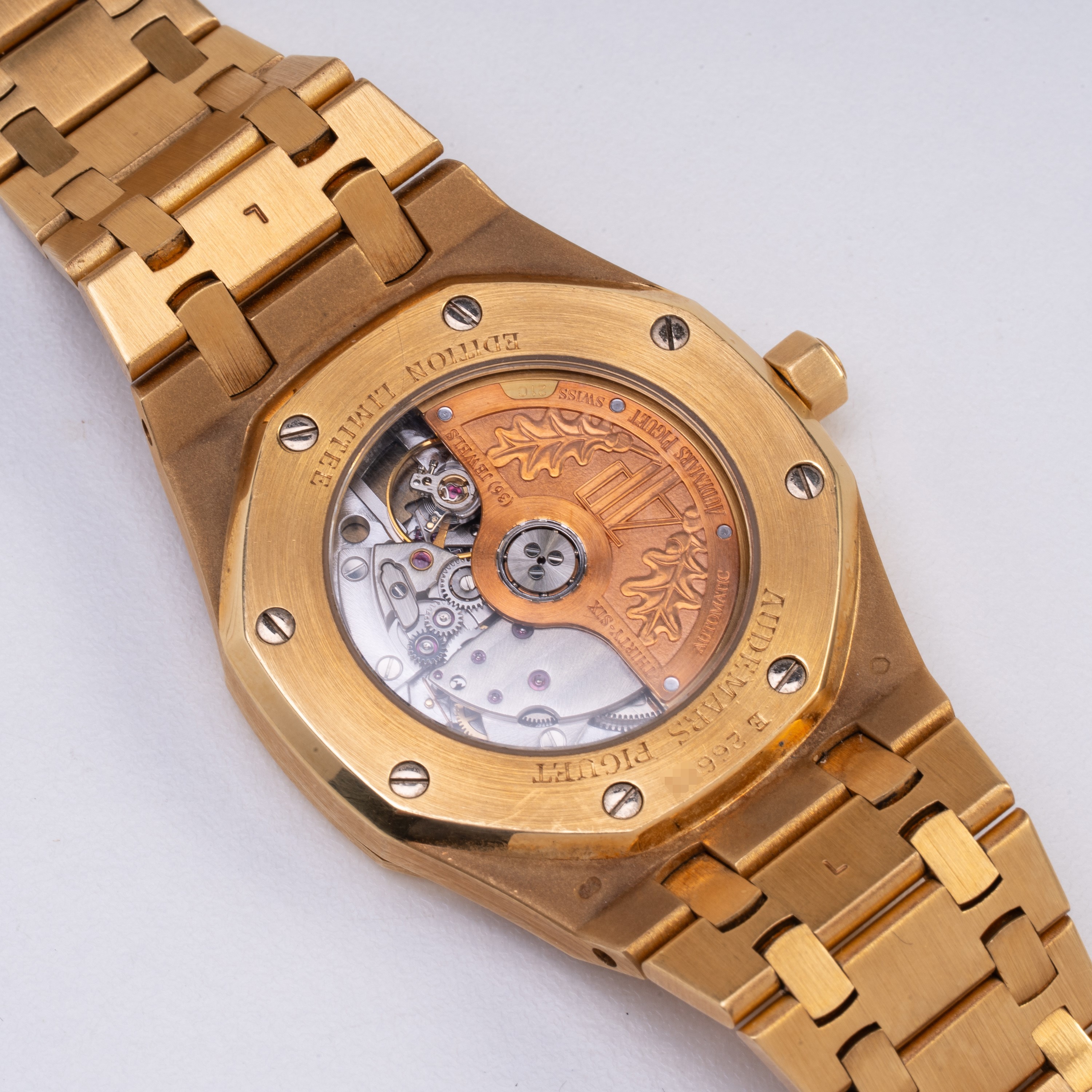AUDEMARS PIGUET - ROYAL OAK FOUNDATION TIME FOR TREE OROLOGIO SOLO TEMPO A CARICA AUTOMATICA IN O...