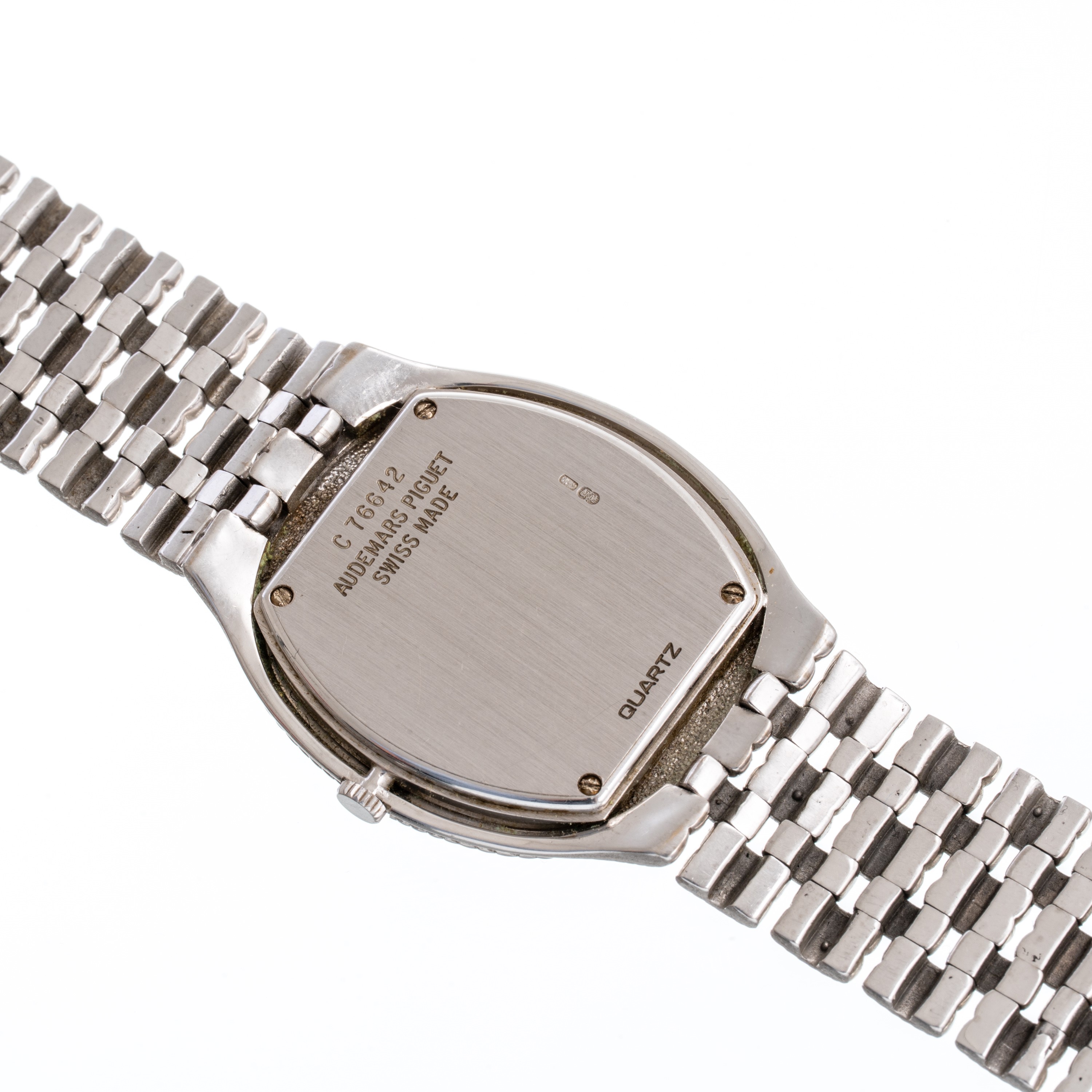 AUDEMARS PIGUET - FEATHER OROLOGIO SOLO TEMPO IN ORO BIANCO 18KT AL QUARZO CON BRACCIALE INTEGRAT...