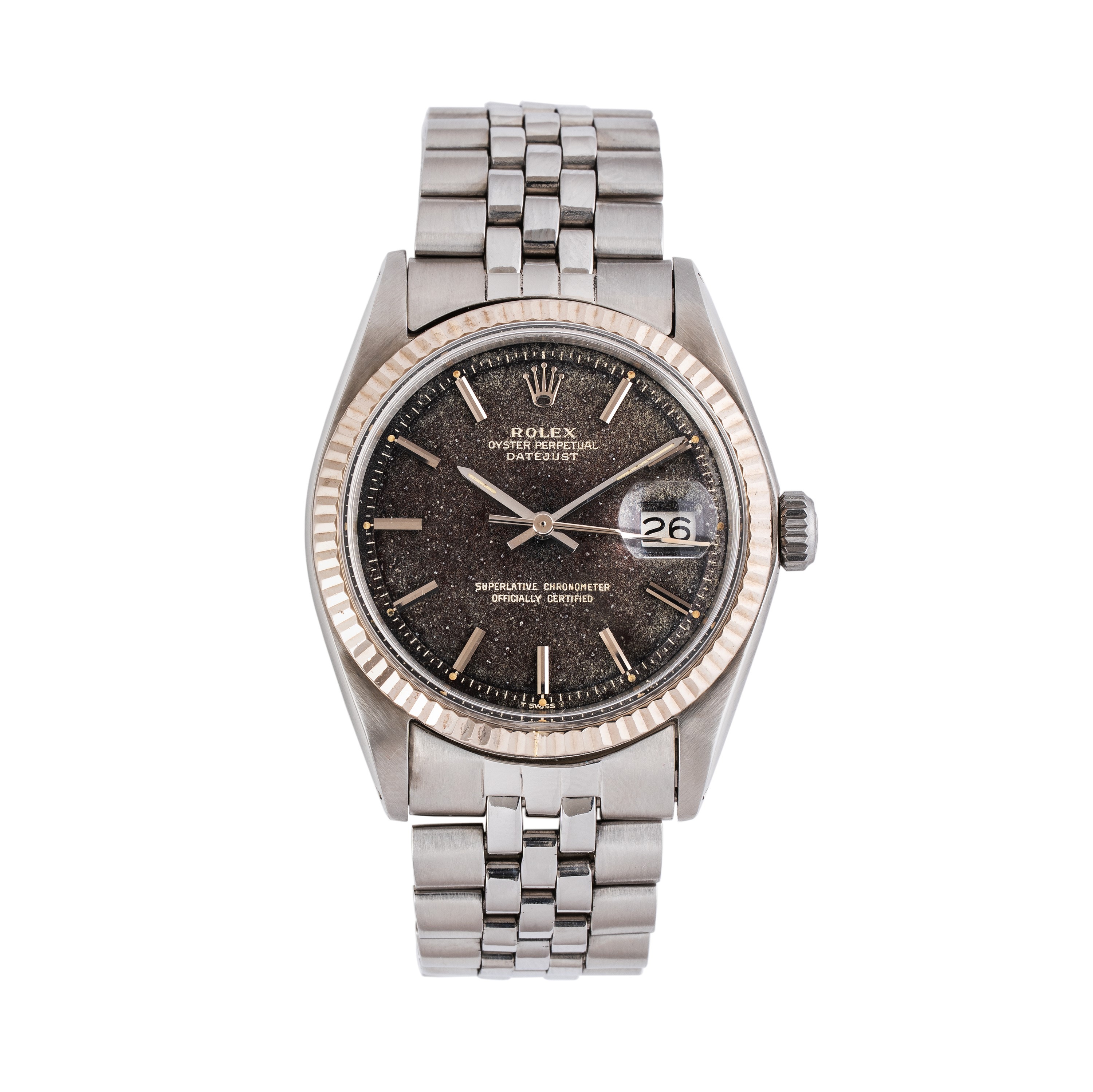 ROLEX - DATEJUST OROLOGIO SOLO TEMPO IN ACCIAIO A CARICA AUTOMATICA CON DATARIO AD ORE TRE, QUADR...