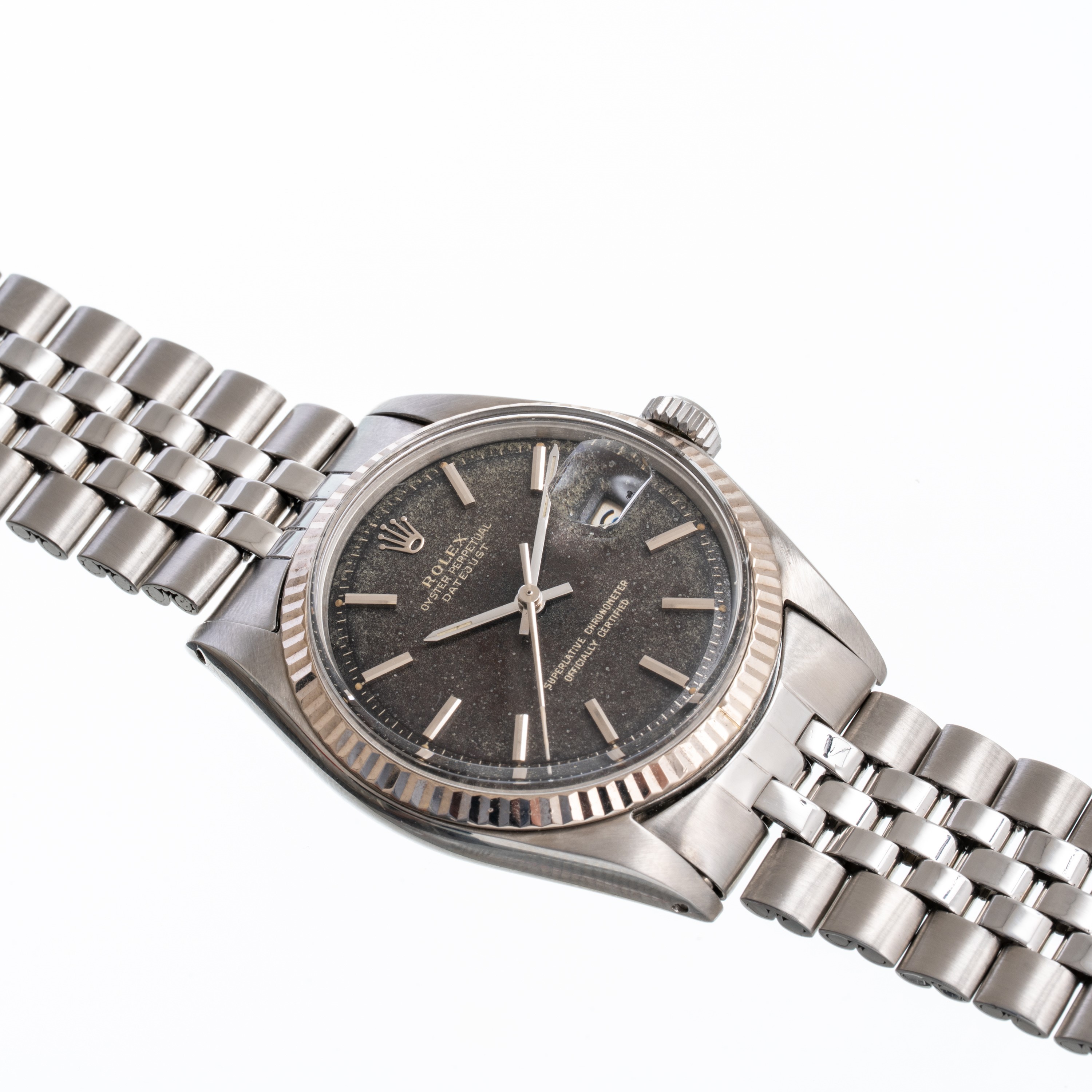 ROLEX - DATEJUST OROLOGIO SOLO TEMPO IN ACCIAIO A CARICA AUTOMATICA CON DATARIO AD ORE TRE, QUADR...