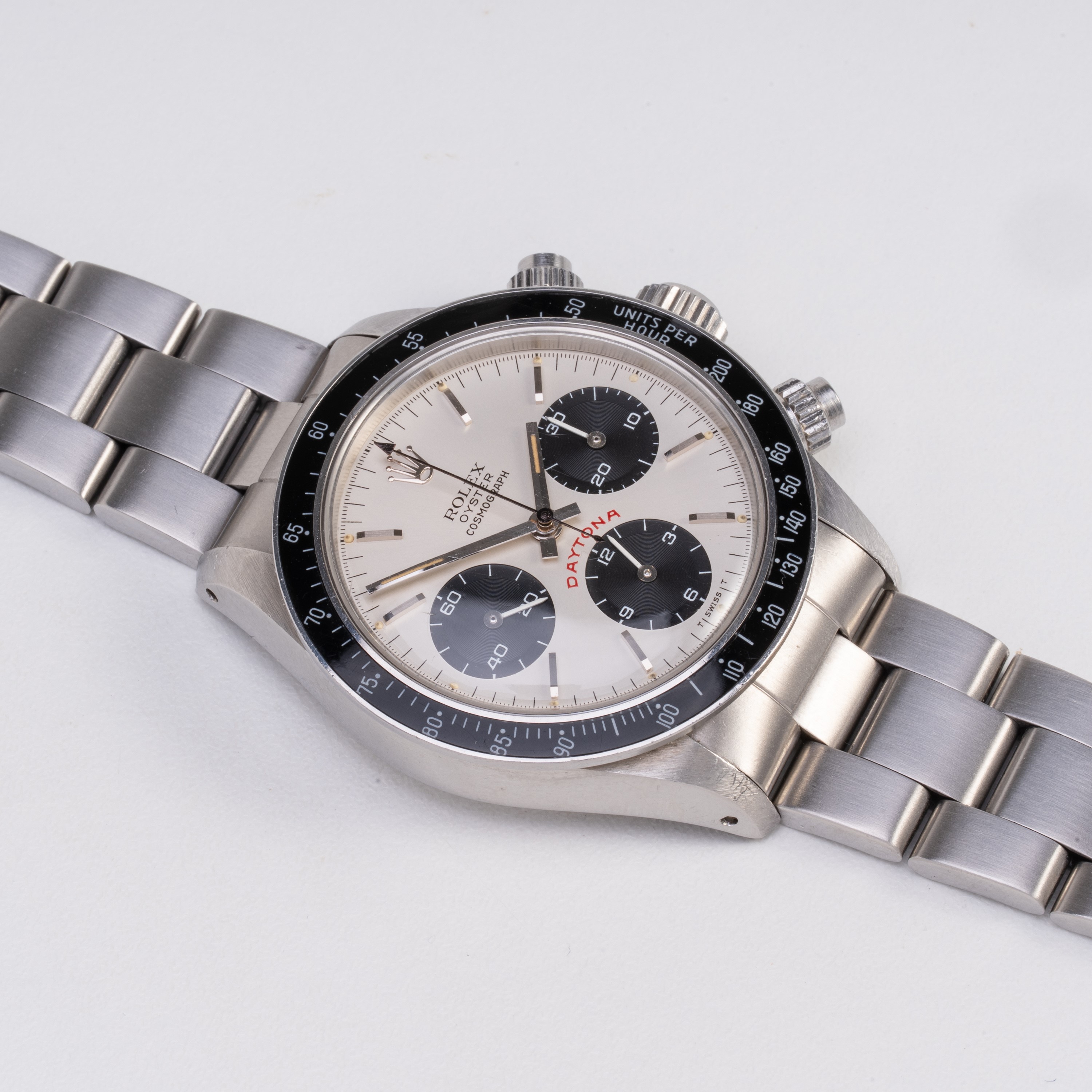 ROLEX - DAYTONA BIG RED CRONOGRAFO A CARICA MANUALE IN ACCIAIO CON GHIERA IN BACHELITE, QUADRANTE...