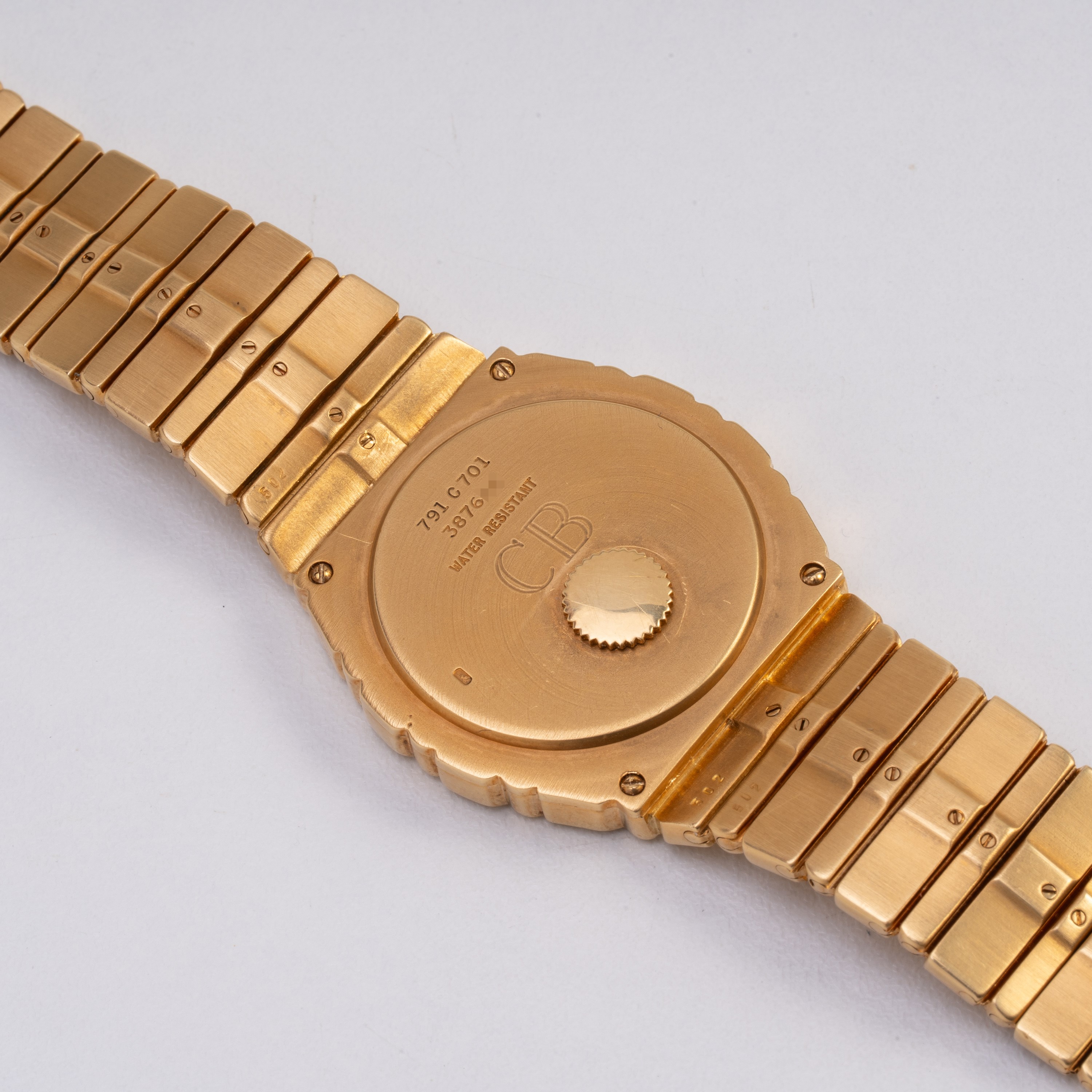 PIAGET - POLO OROLOGIO SOLO TEMPO AL QUARZO IN ORO GIALLO 18KT CON BRACCIALE INTEGRATO IN ORO GIA...
