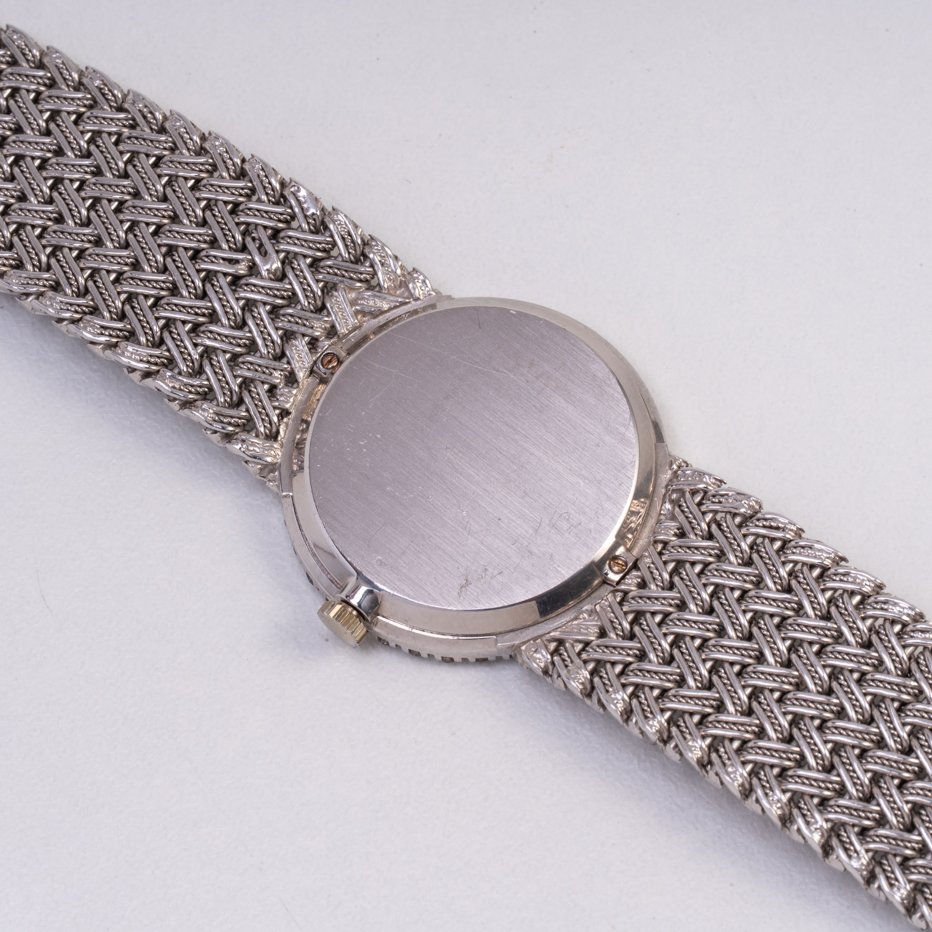 PIAGET OROLOGIO SOLO TEMPO A CARICA MANUALE IN ORO BIANCO 18KT CON BRACCIALE INTEGRATO IN ORO BIA...