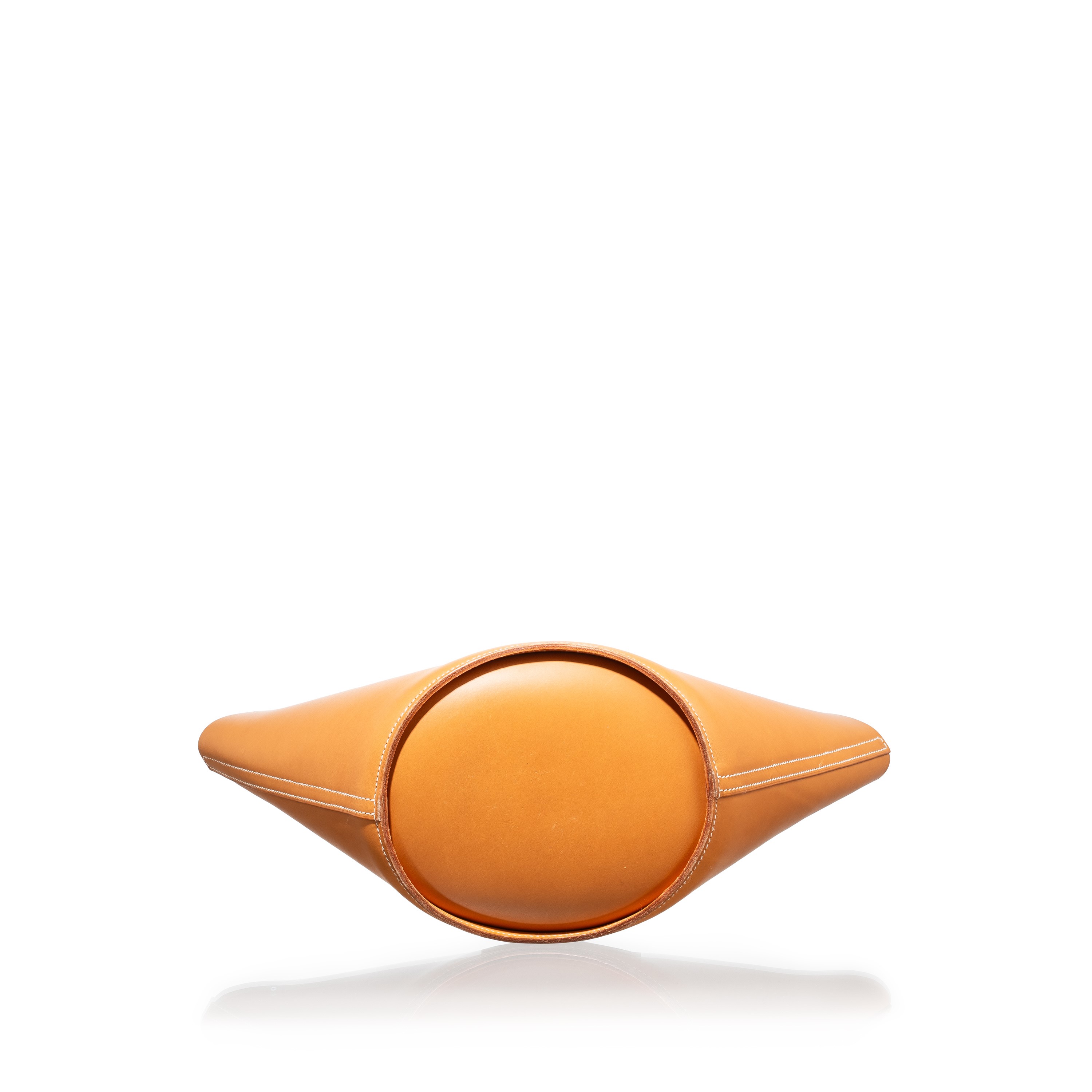 HERMÈS SECCHIELLO CABAS VACHE NATURELLE PALLADIUM HARDWARE 2007