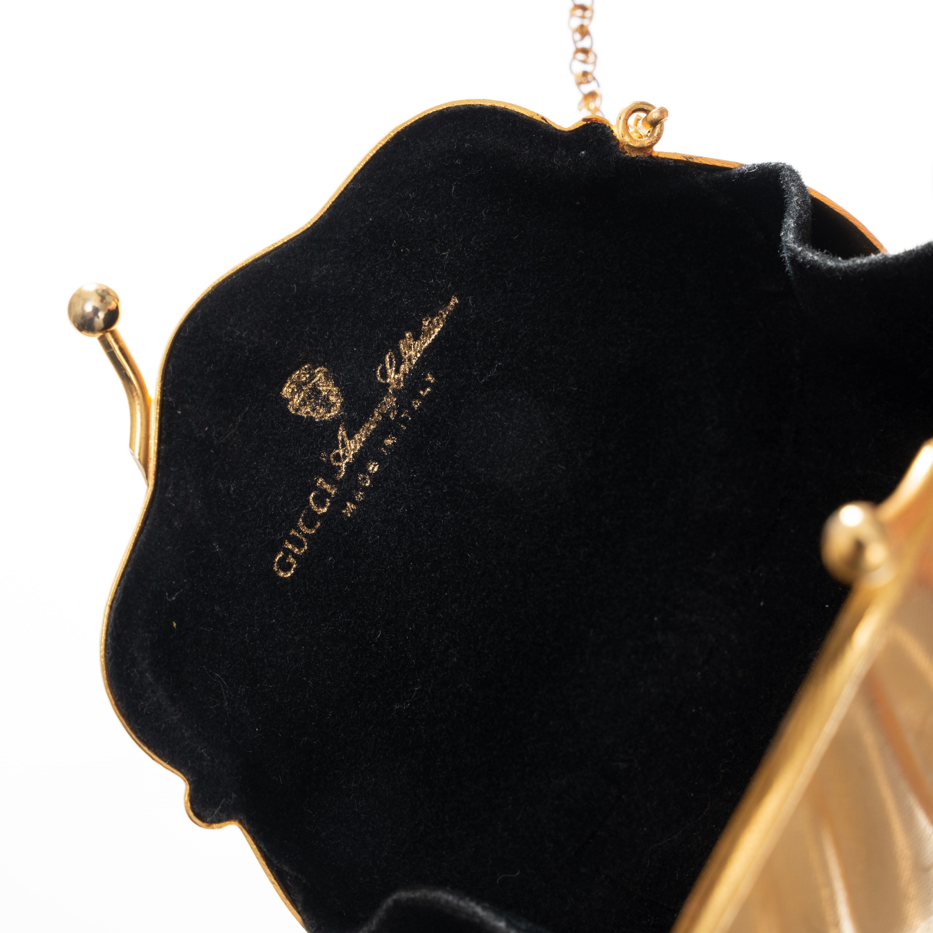 GUCCI VINTAGE ANNIVERSARY COLLECTION SHELL MICRO CLUTCH