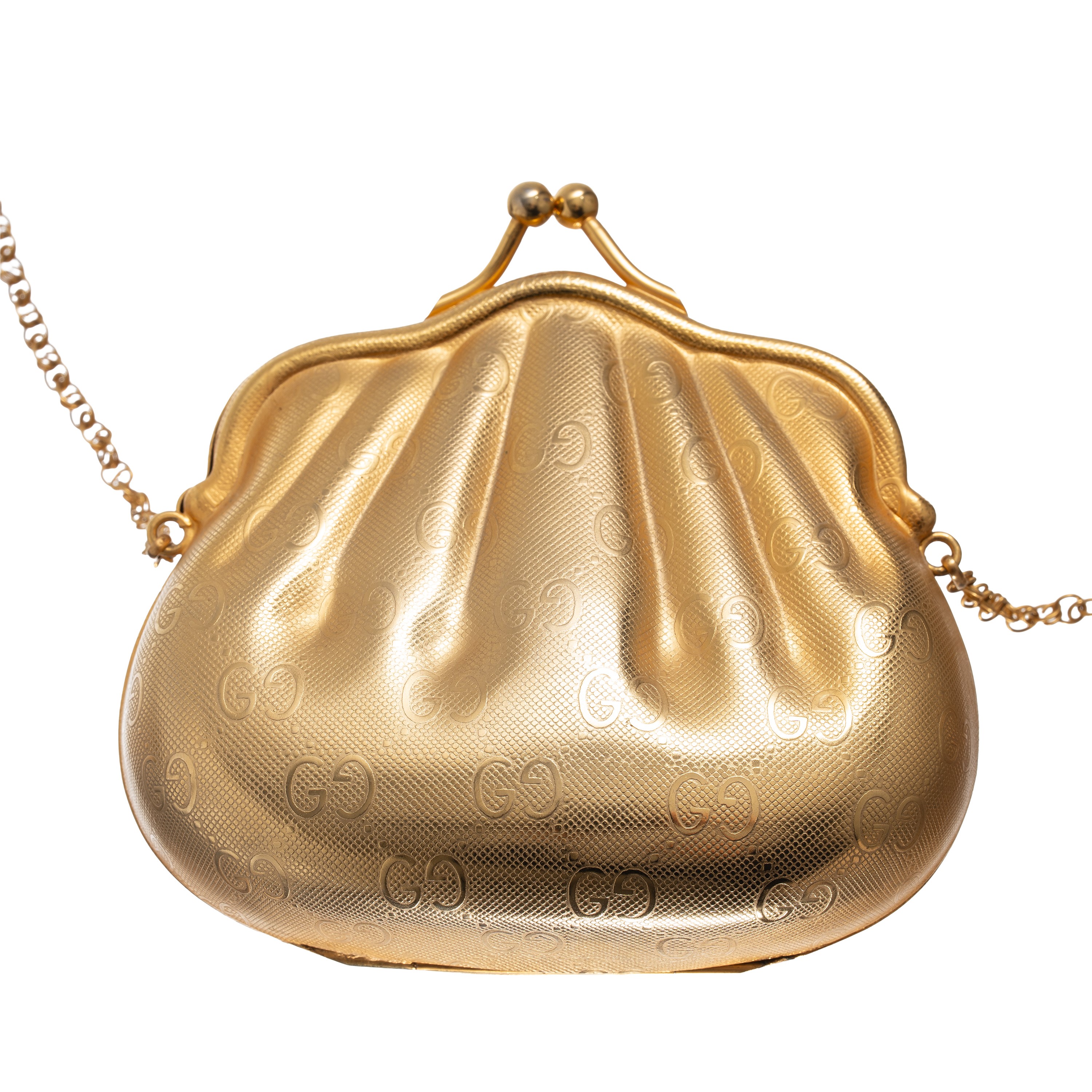 GUCCI VINTAGE ANNIVERSARY COLLECTION SHELL MICRO CLUTCH