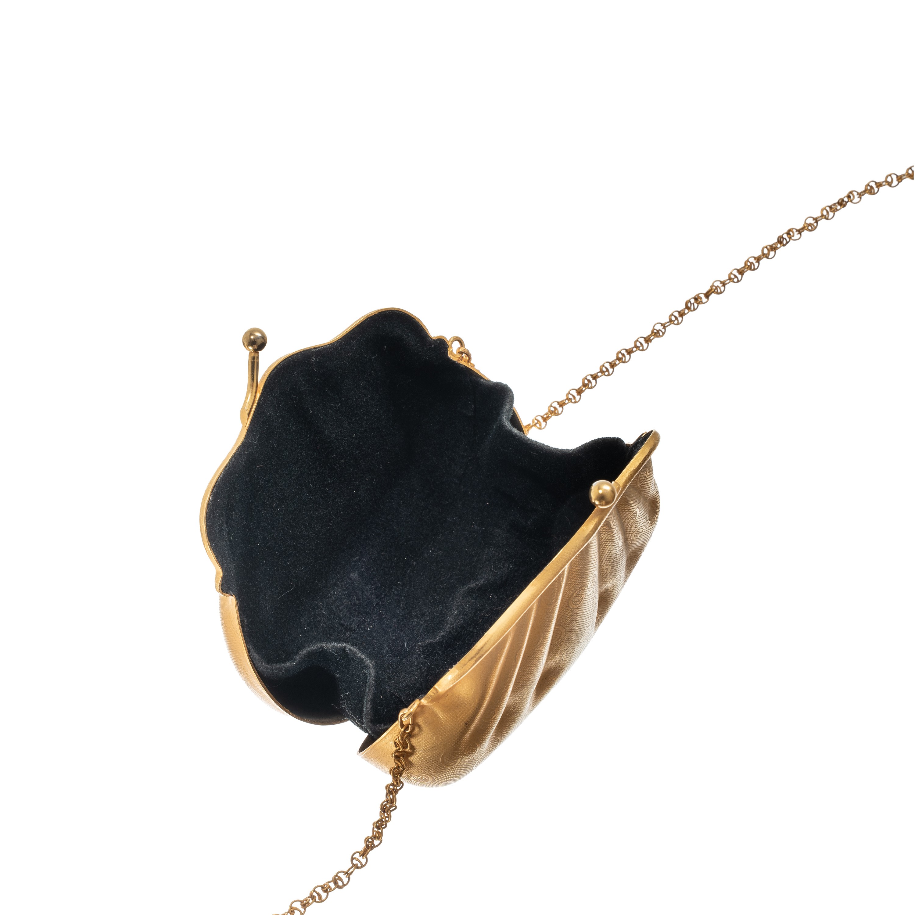 GUCCI VINTAGE ANNIVERSARY COLLECTION SHELL MICRO CLUTCH