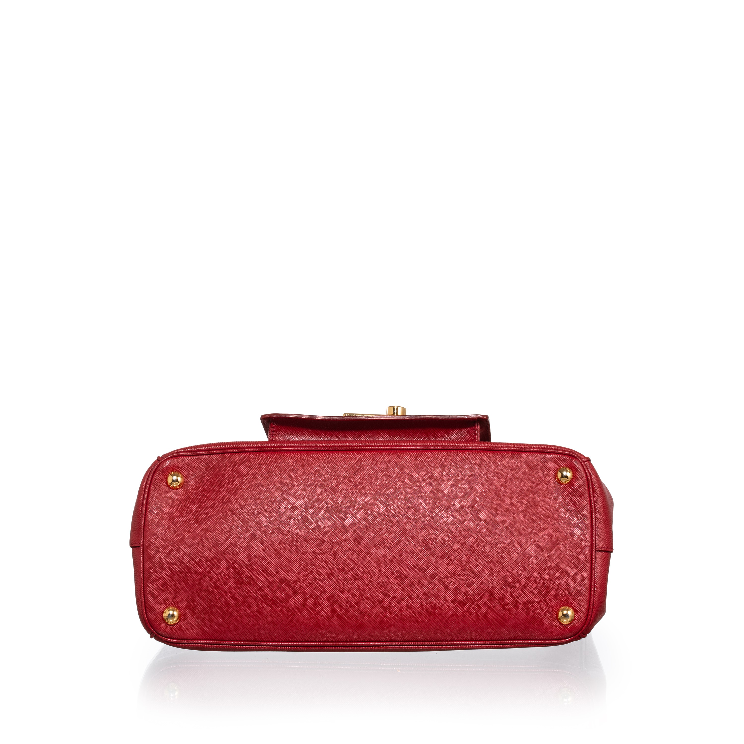 PRADA GALLERIA BICOLOR FUOCO PAPAYA