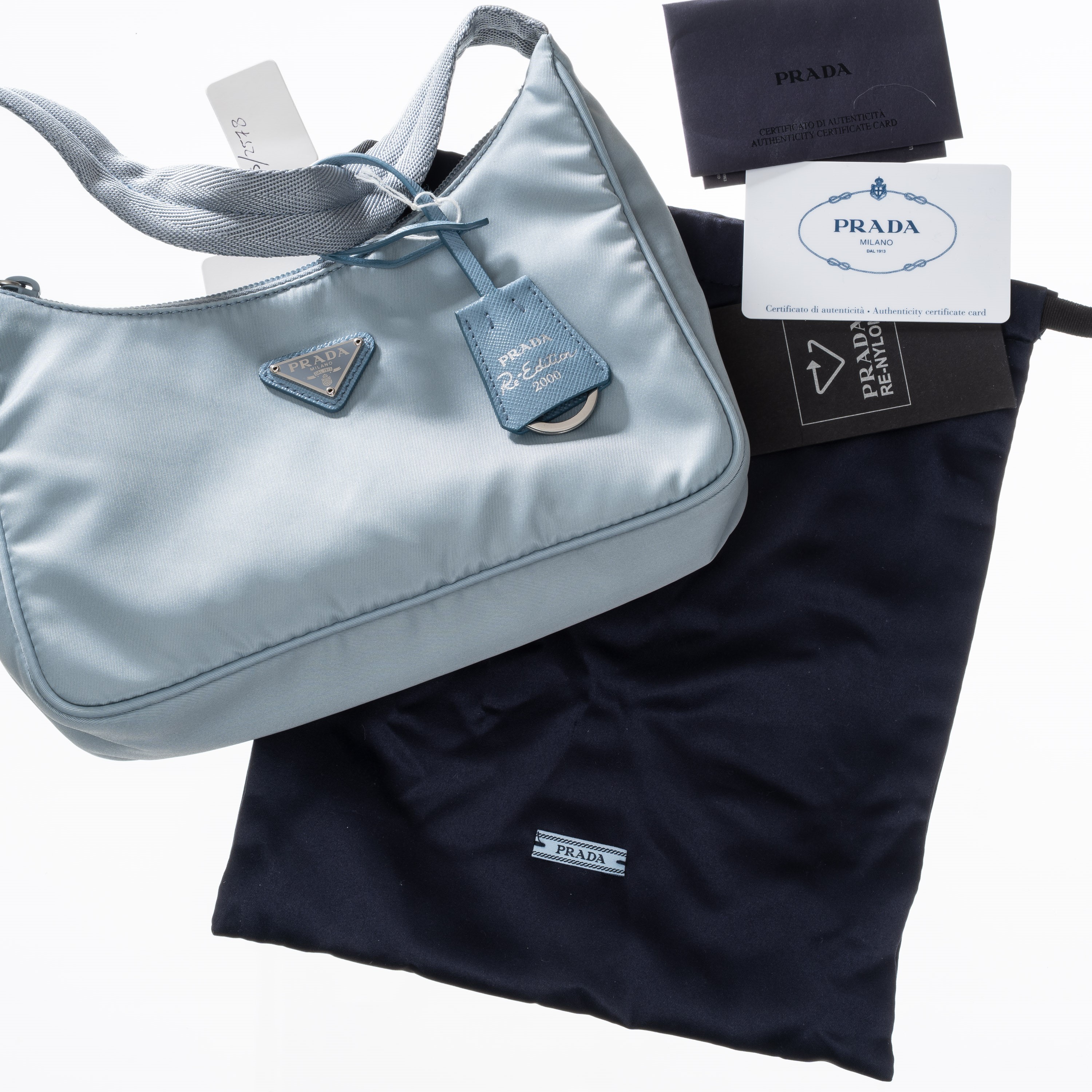 PRADA MINI BORSA RE-EDITION 2000 IN RE-NYLON COLORE ASTRALE