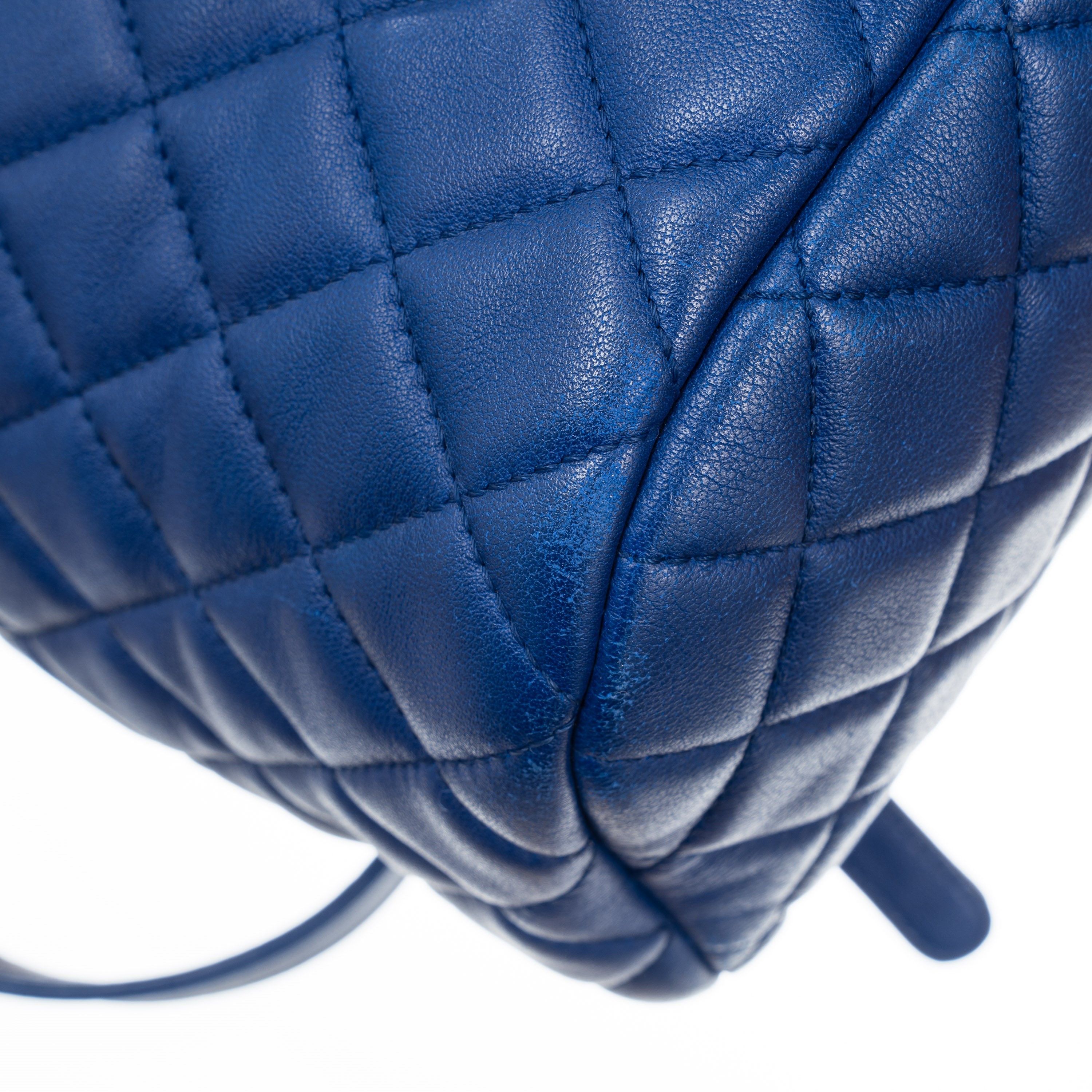 CHANEL ZAINO URBAN SPIRIT IN PELLE D’AGNELLO TRAPUNTATA COLOR BLU PHW - 2016/2017