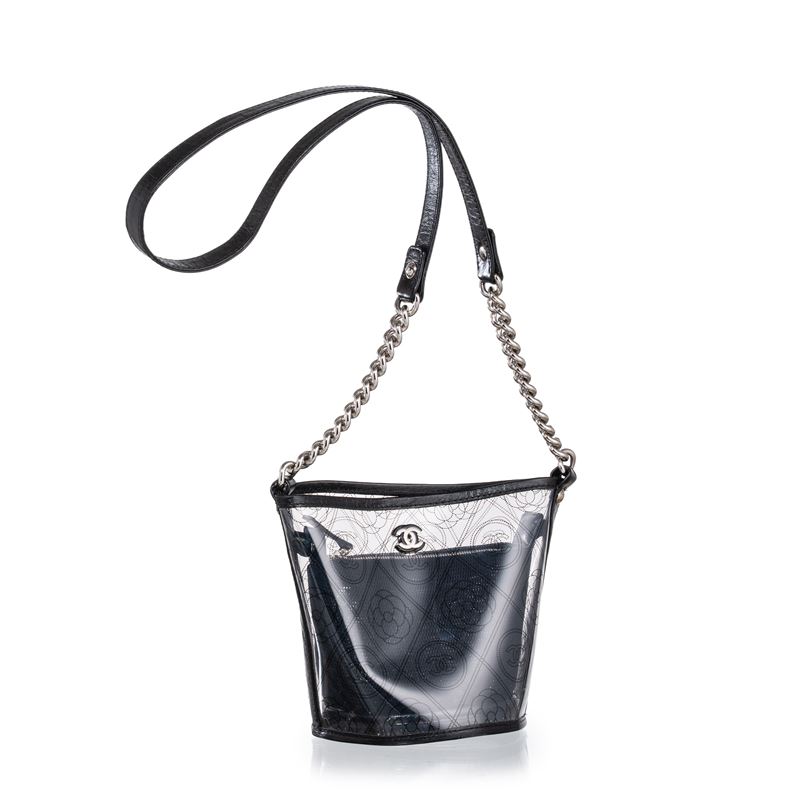 CHANEL CAMELIA BUCKET PVC - 2018