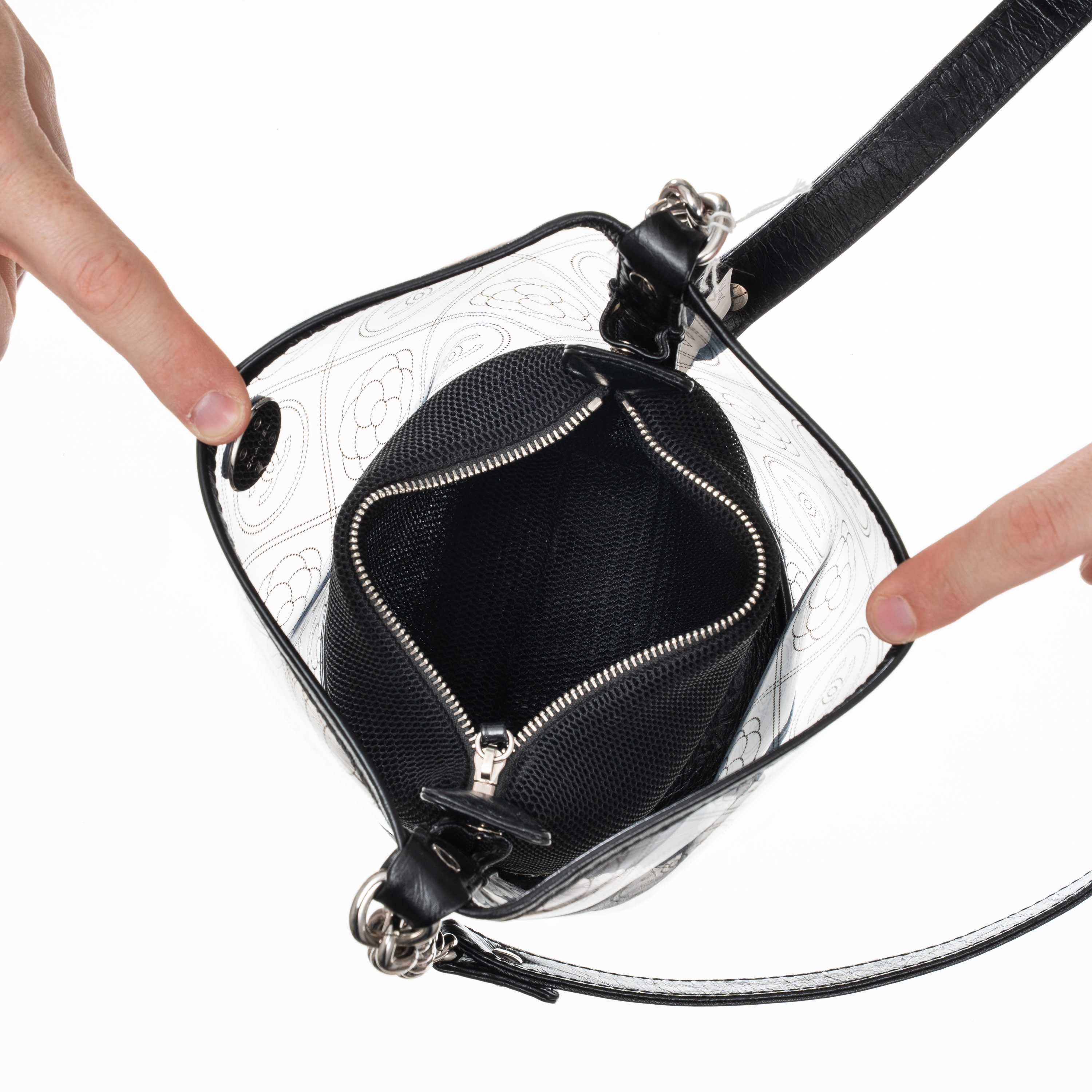 CHANEL CAMELIA BUCKET PVC - 2018