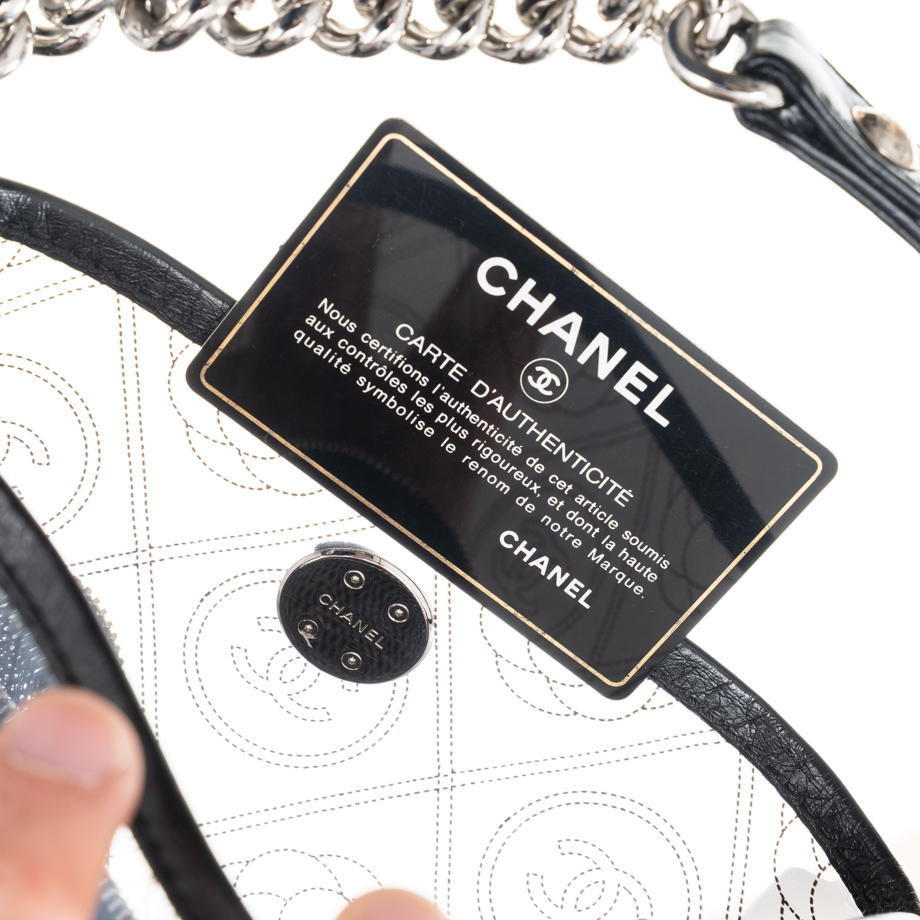 CHANEL CAMELIA BUCKET PVC - 2018