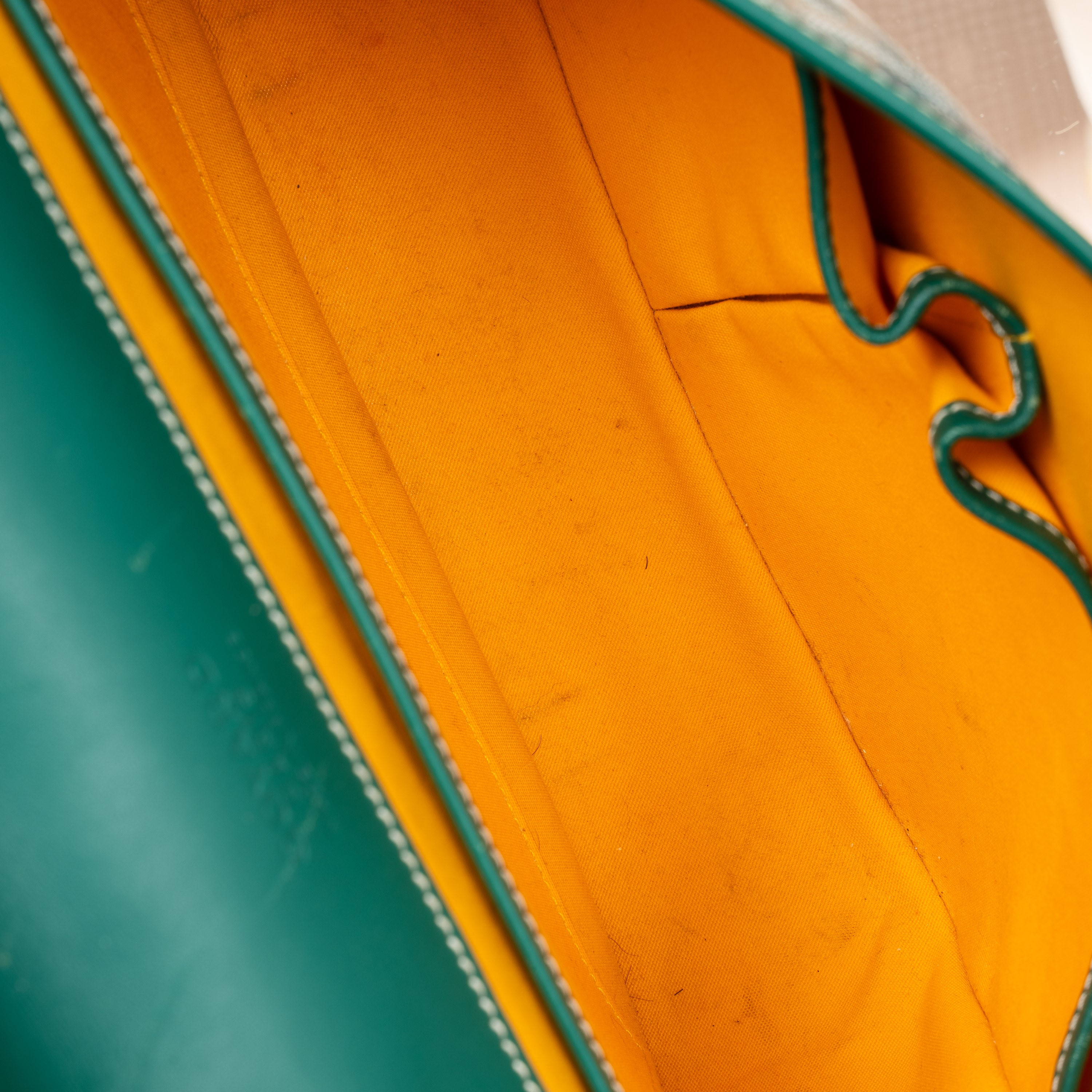 GOYARD BELVEDERE MM IN CANVAS GOYARDINE VERDE