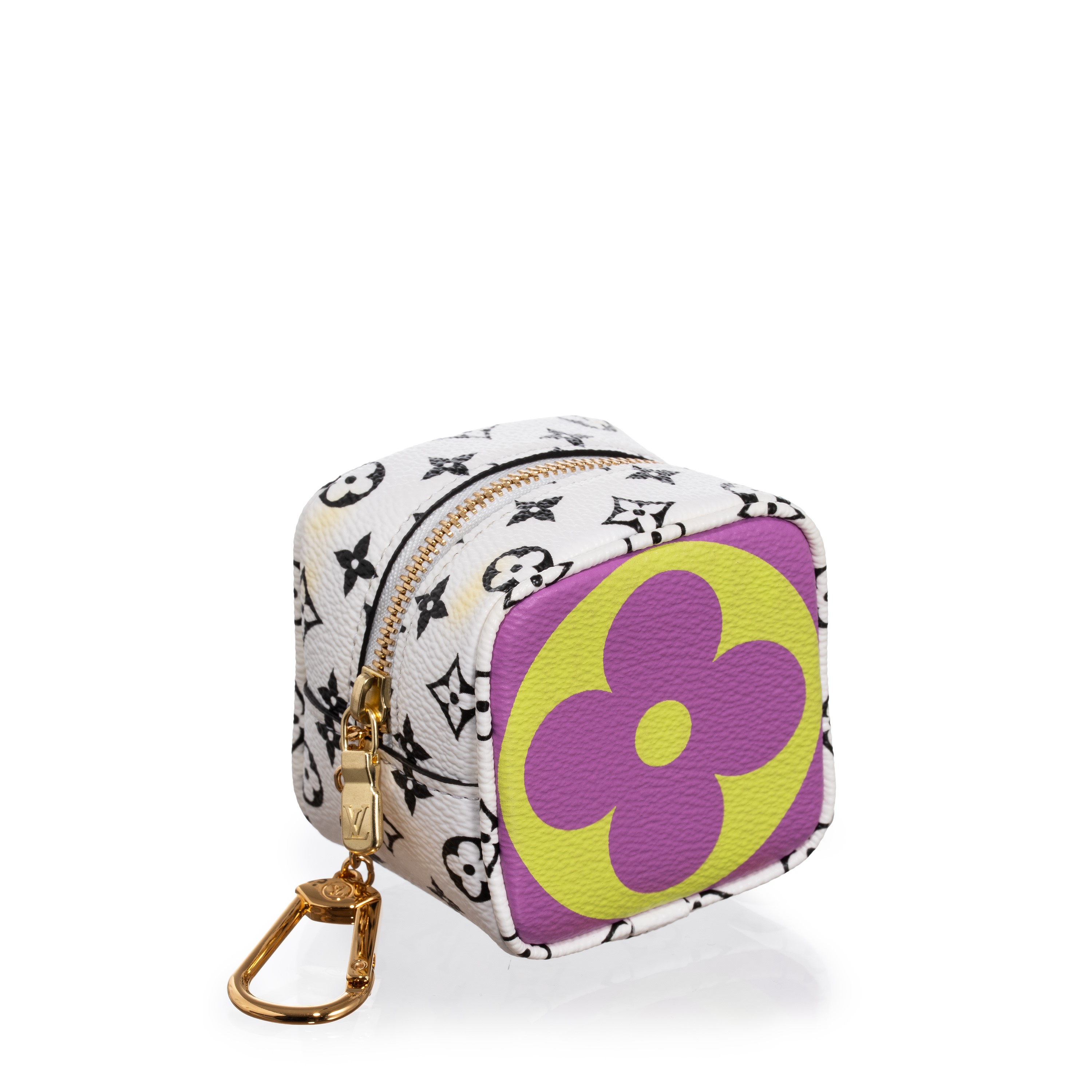 LOUIS VUITTON PORTAMONETE CUBE IN TELA MONOGRAM GIANT - 2019